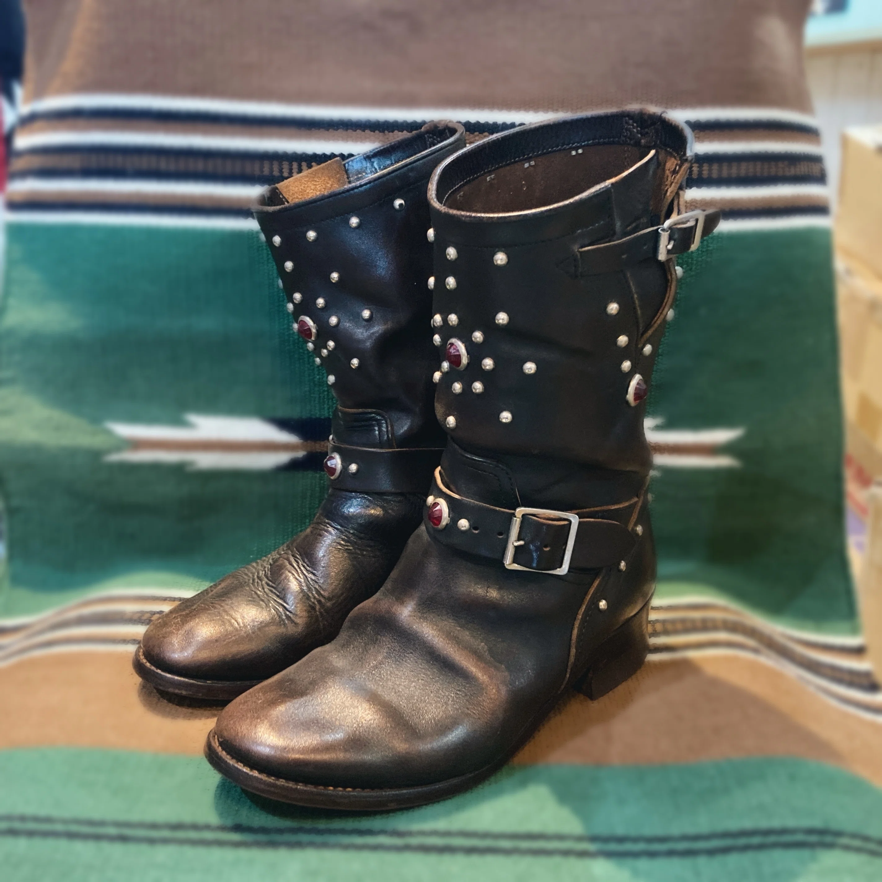 Resole/ソール交換】#3 Dapper's Engineer Boots Blackのハーフソール