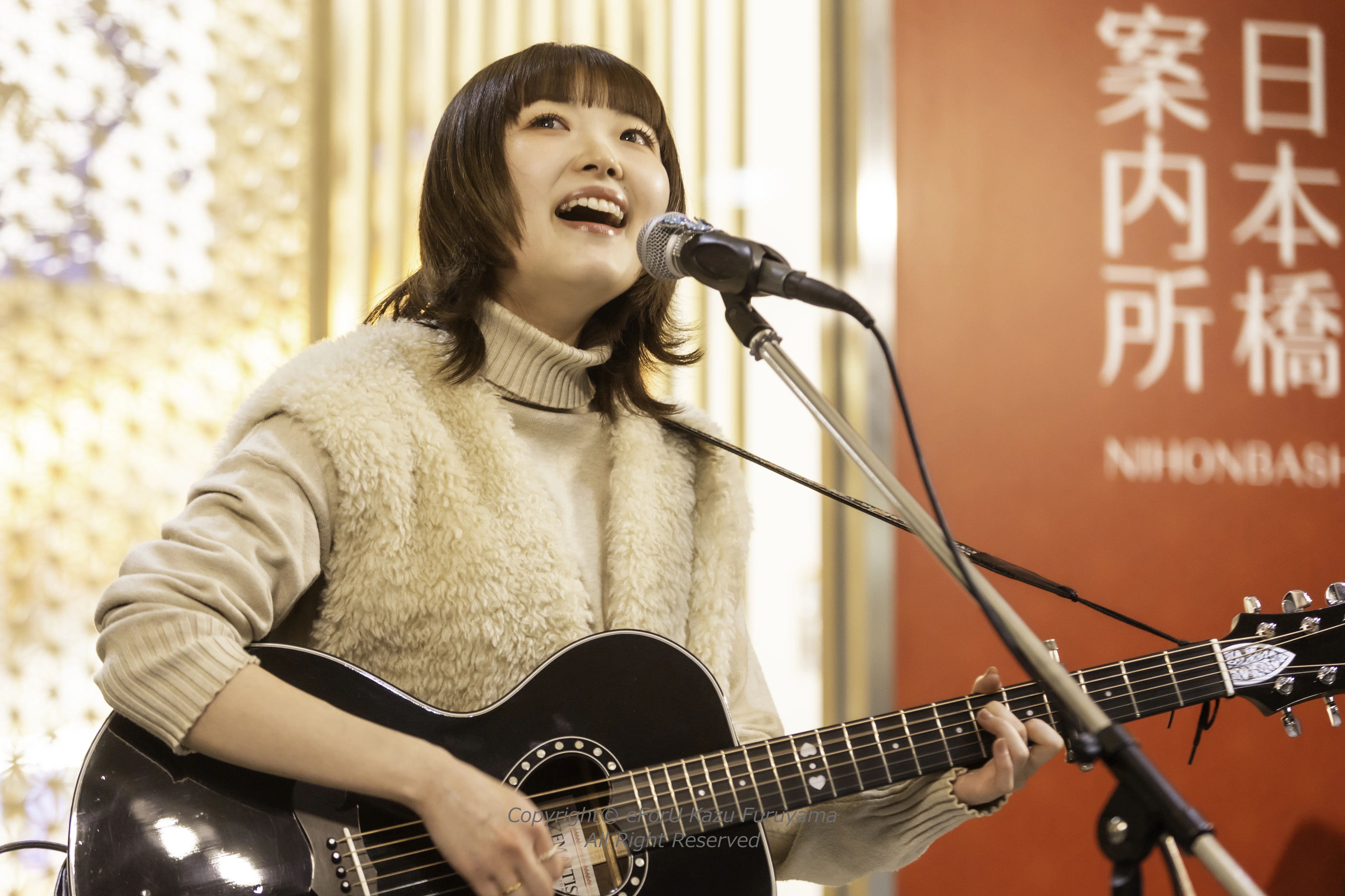 2025年1月9日 鳥居れなさん 日本橋公認路上ライブ - 日本橋Music Liver