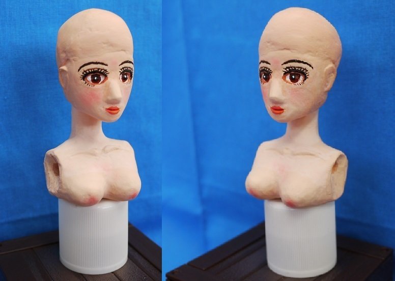 初めて「球体関節人形」を作った話｜doll-modeler3