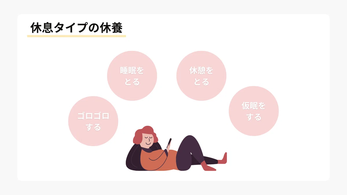 【第7回】休養は7つのタイプに定義される｜自分の生活に必要な休息方法を見つけよう｜1日3分でちょっと物知りになれる【健康豆知識】