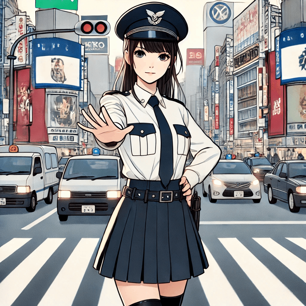 2024年激安 アニメ風婦警さん：ImageFXのプロンプトの流用｜綾木健一郎 その他