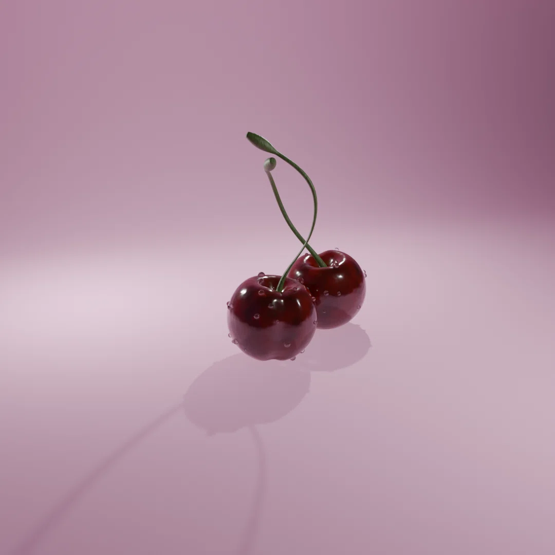 Glossy Cherries [Blender]｜ゆん