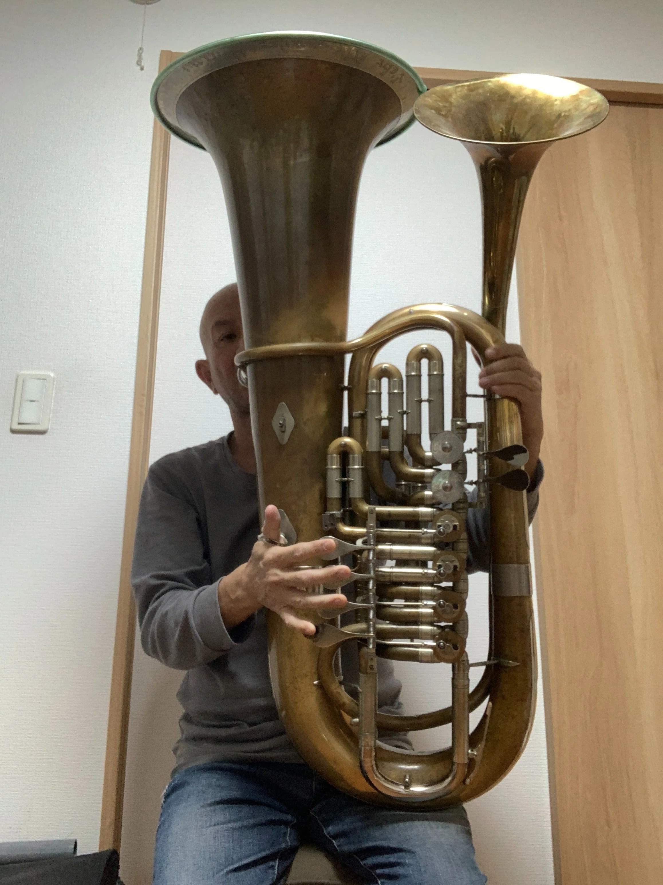 ダブルベルチューバ｜橋本晋哉｜チューバ、セルパン、オフィクレイド