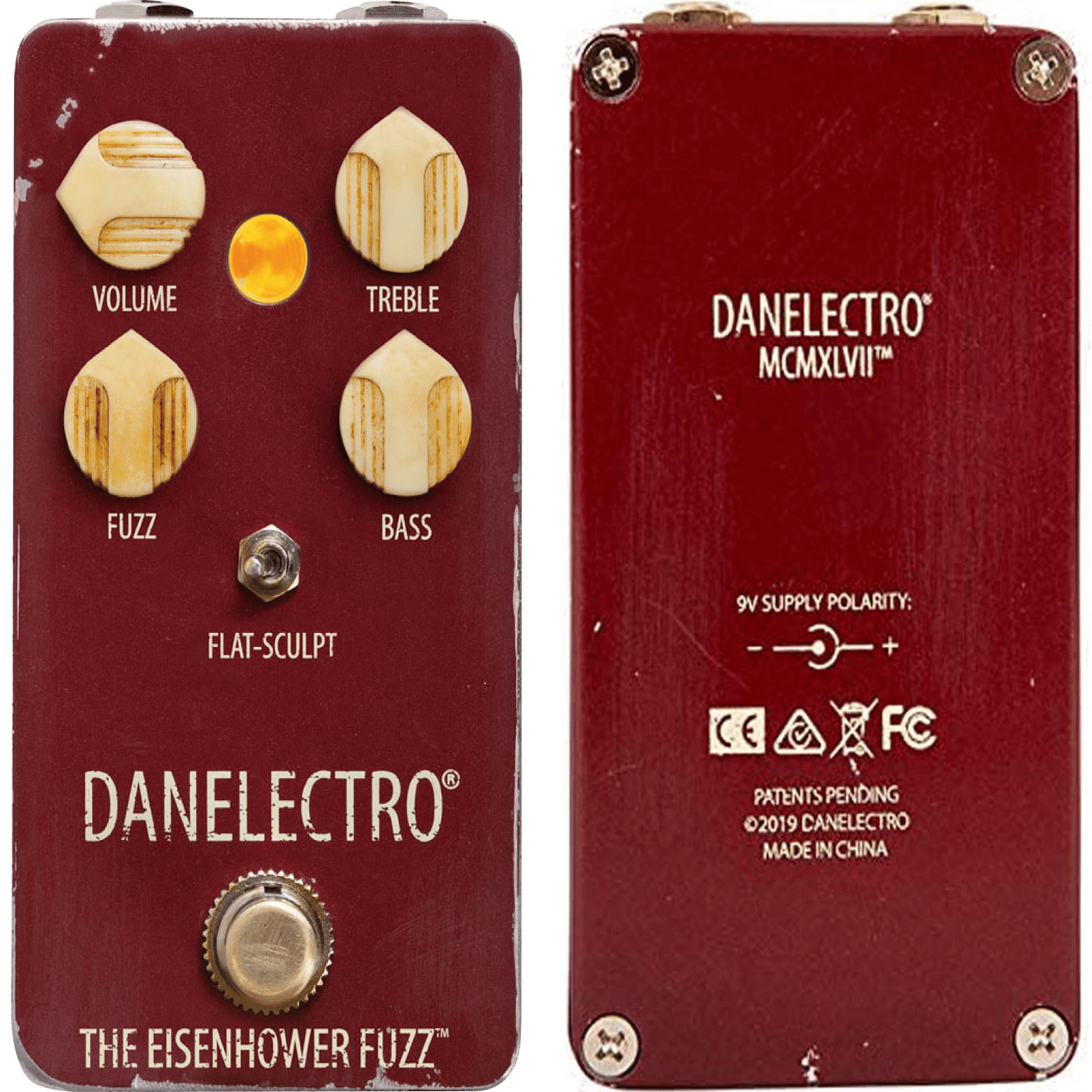 ギター Danelectro Eisenhower Fuzz ダンエレクトロによる使いやすいオクターブファズ「THE EISENHOWER