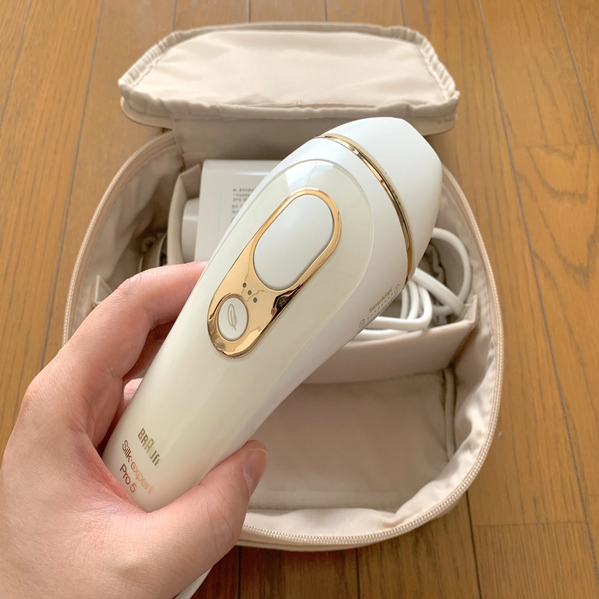ブラウンの光美容器でメンズ脱毛してみた話【シルクエキスパートプロ5 