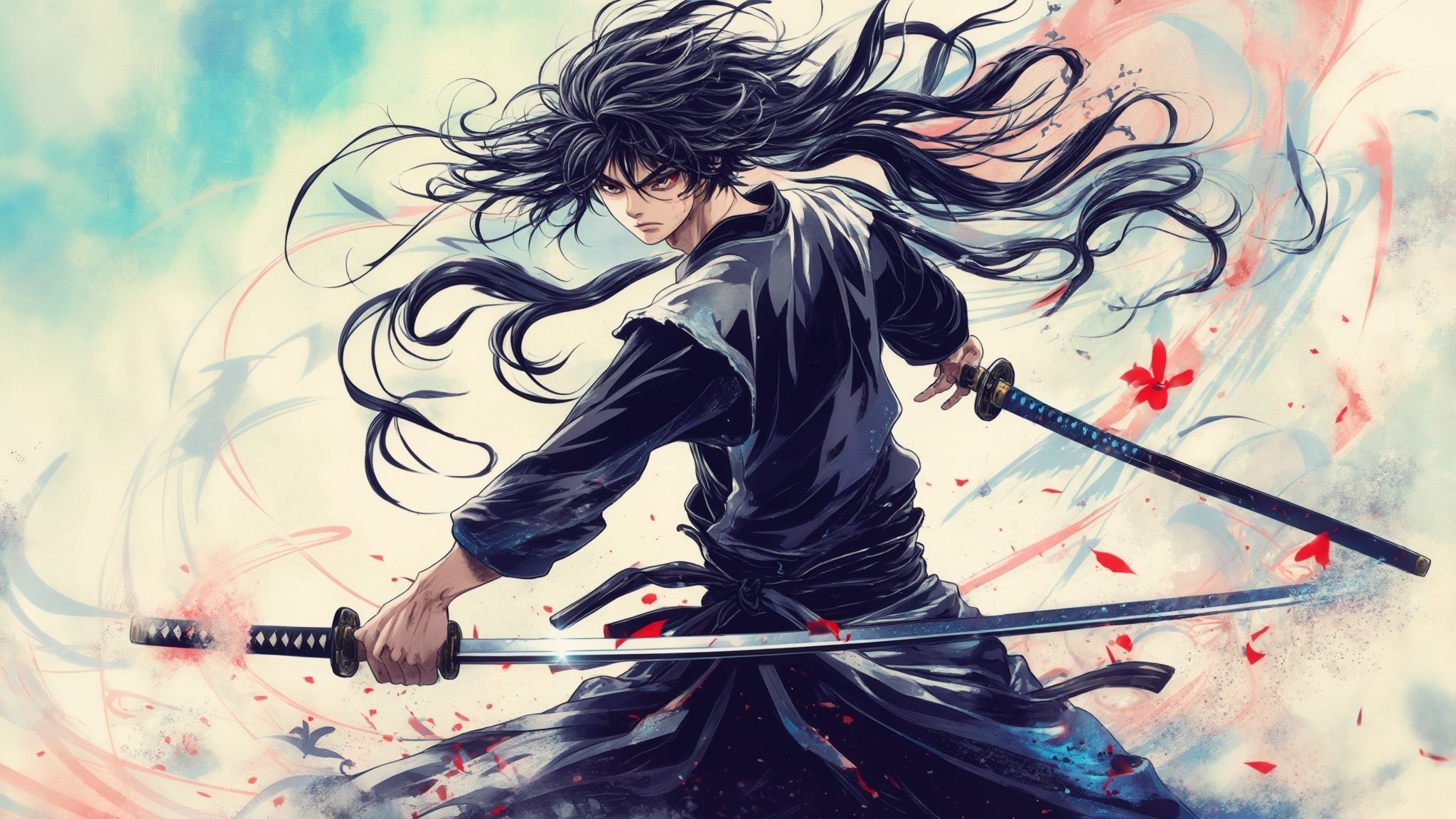 作画実験 侍｜美和