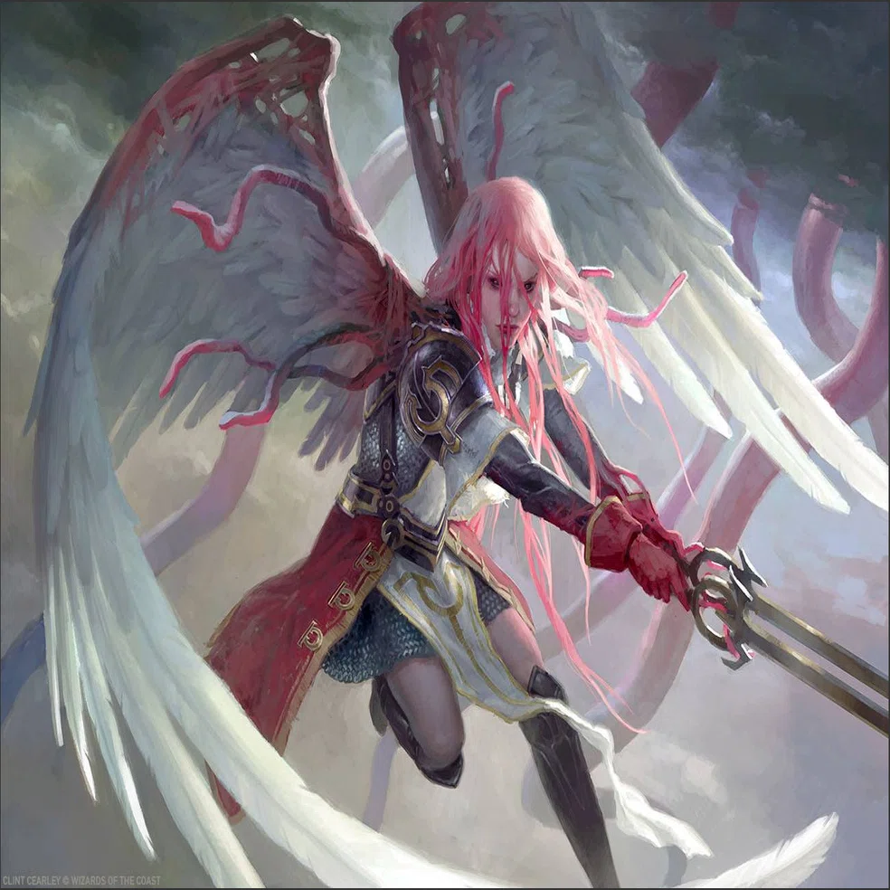 EDH】引き連れた大型天使で優位を詰め切れ！！《消えゆく光、ブルーナ 
