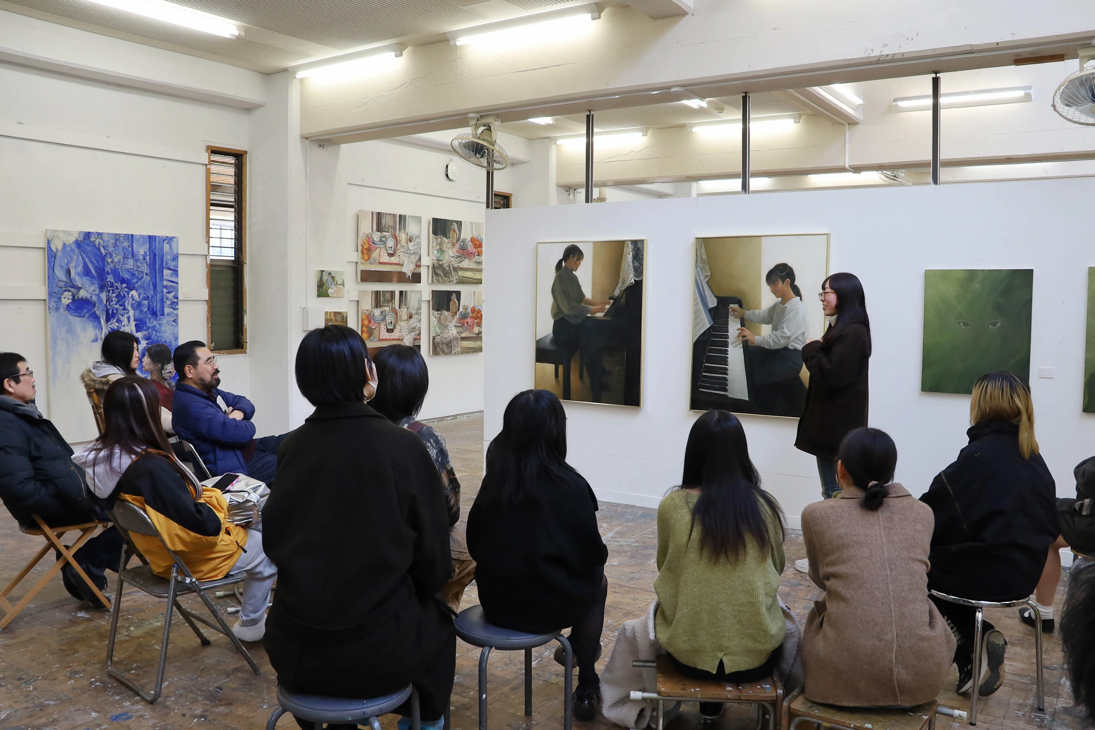進級制作展レポート（芸術1年生・洋画・版画・イラスト）｜京都精華大学