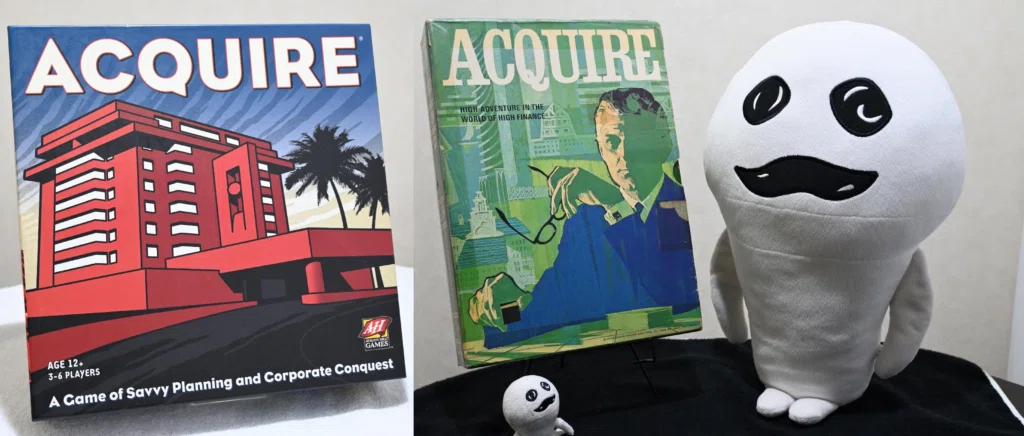 ボードゲーム：アクワイア(ACQUIRE)新版と3M版、2008年版の比較 