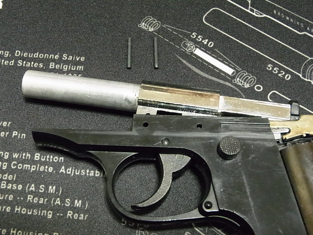 懐かしのトイガン 分解note その7 マルシン ワルサーPPK/S｜も