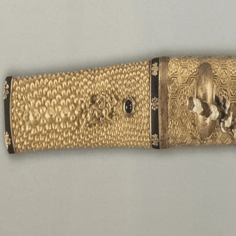 鮫革が金色の拵は桃山～江戸初期｜刀箱師の日本刀ブログ 中村圭佑