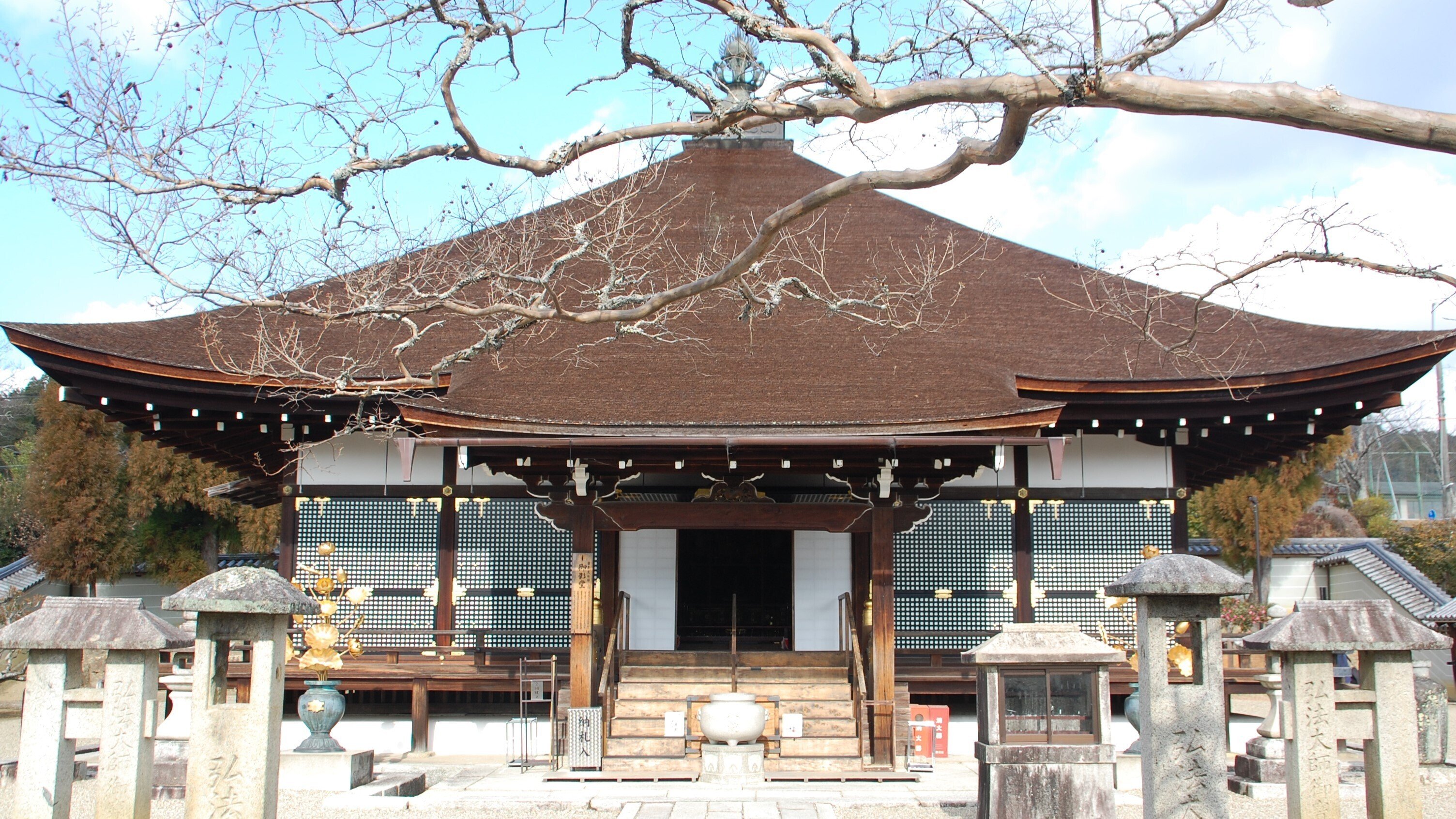御室の塔（京都　仁和寺） てらたびnote 京都 御室 仁和寺 第二章：御影堂 五重塔 九所明神