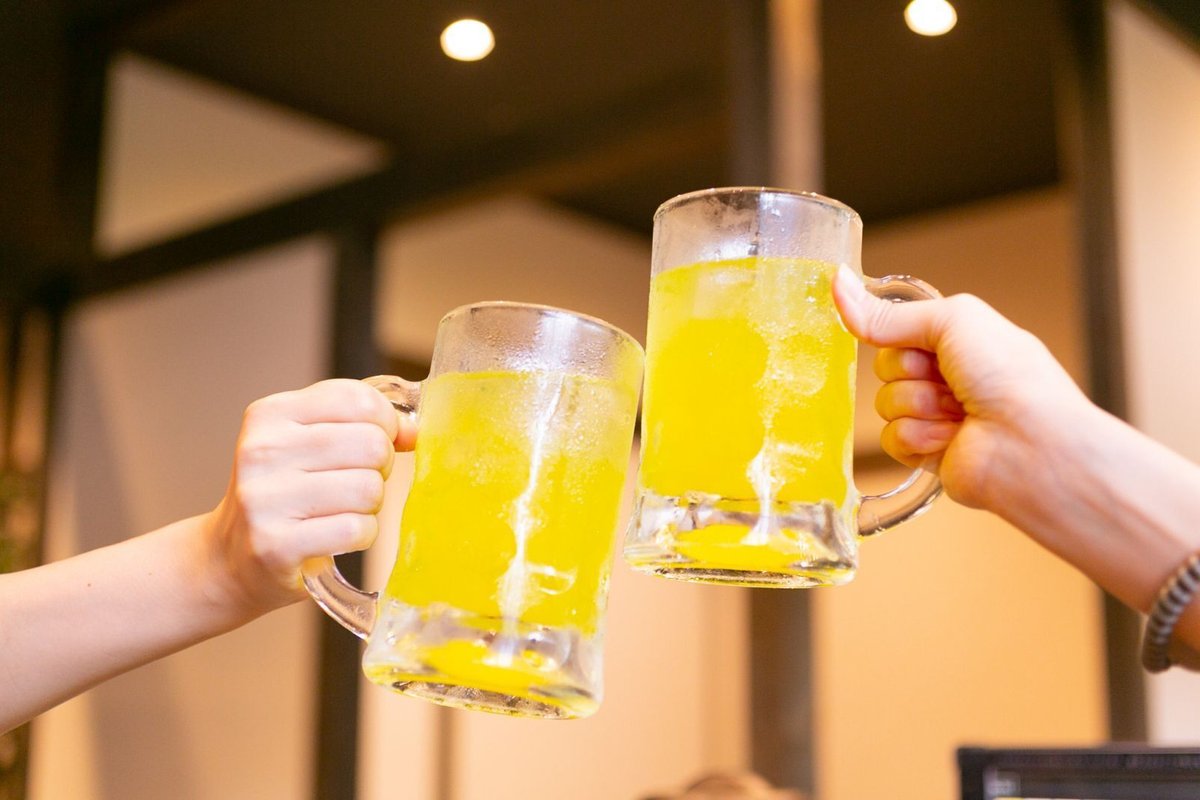 仲間と乾杯！