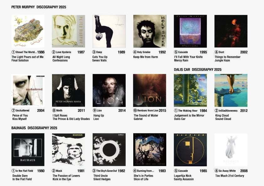 全アルバム】〜Peter Murphy…Gothの帝王にはまだ先がある！ソロ全