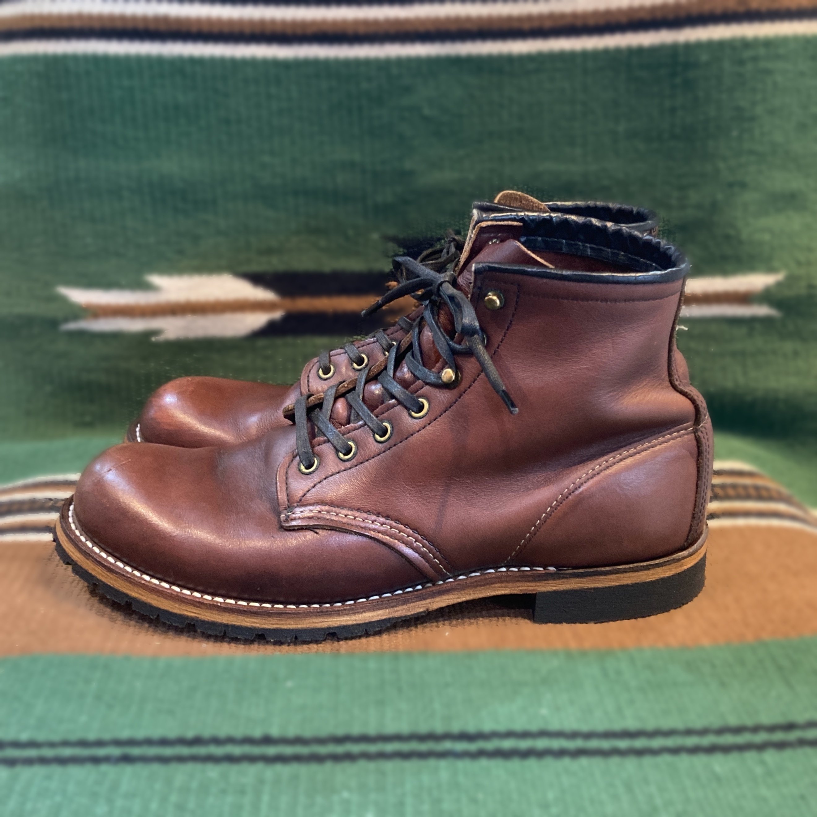 Red Wing　　オリジナルカスタム 　ソール新品　ベックマン風　スウェード レッドウィング スエード『8167』 ベックマン風ソールカスタム