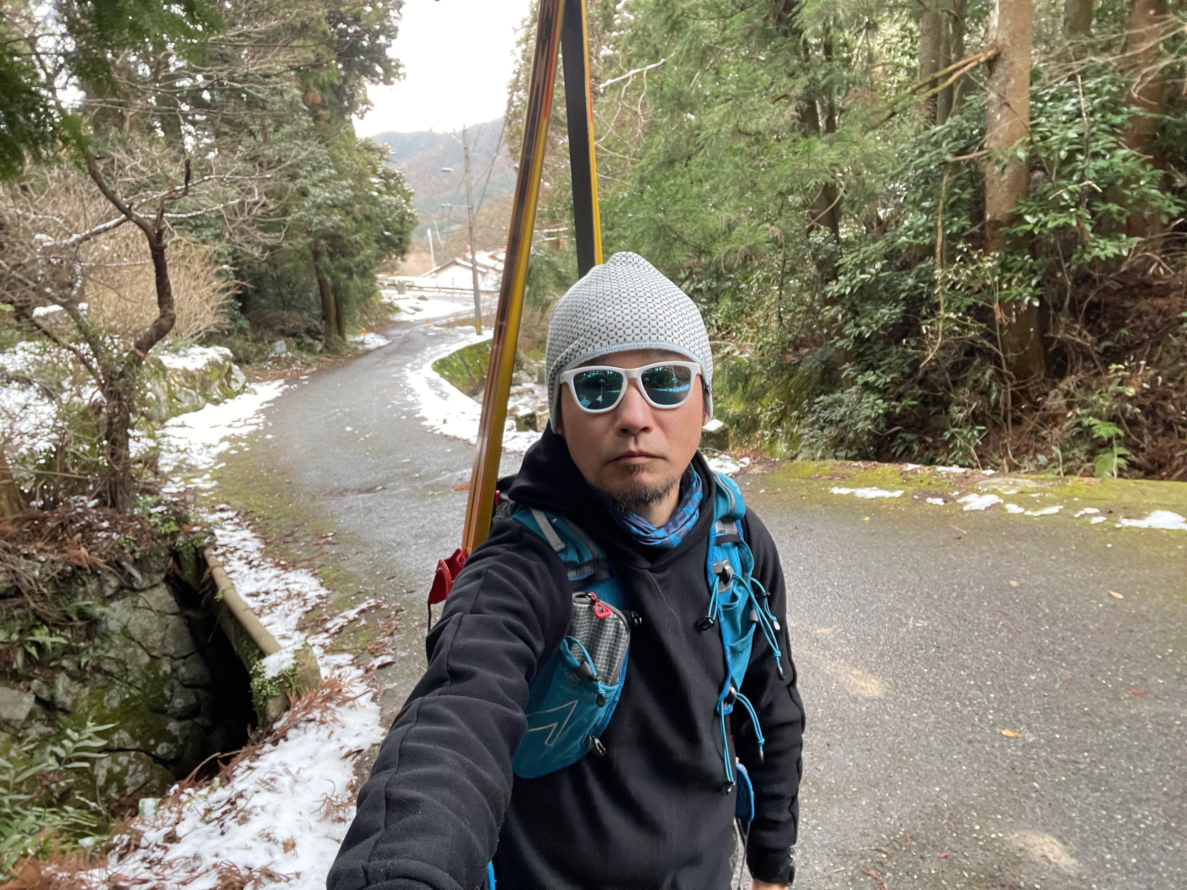 久々雪の雷山にスキーを持って♬｜ラリーグラス