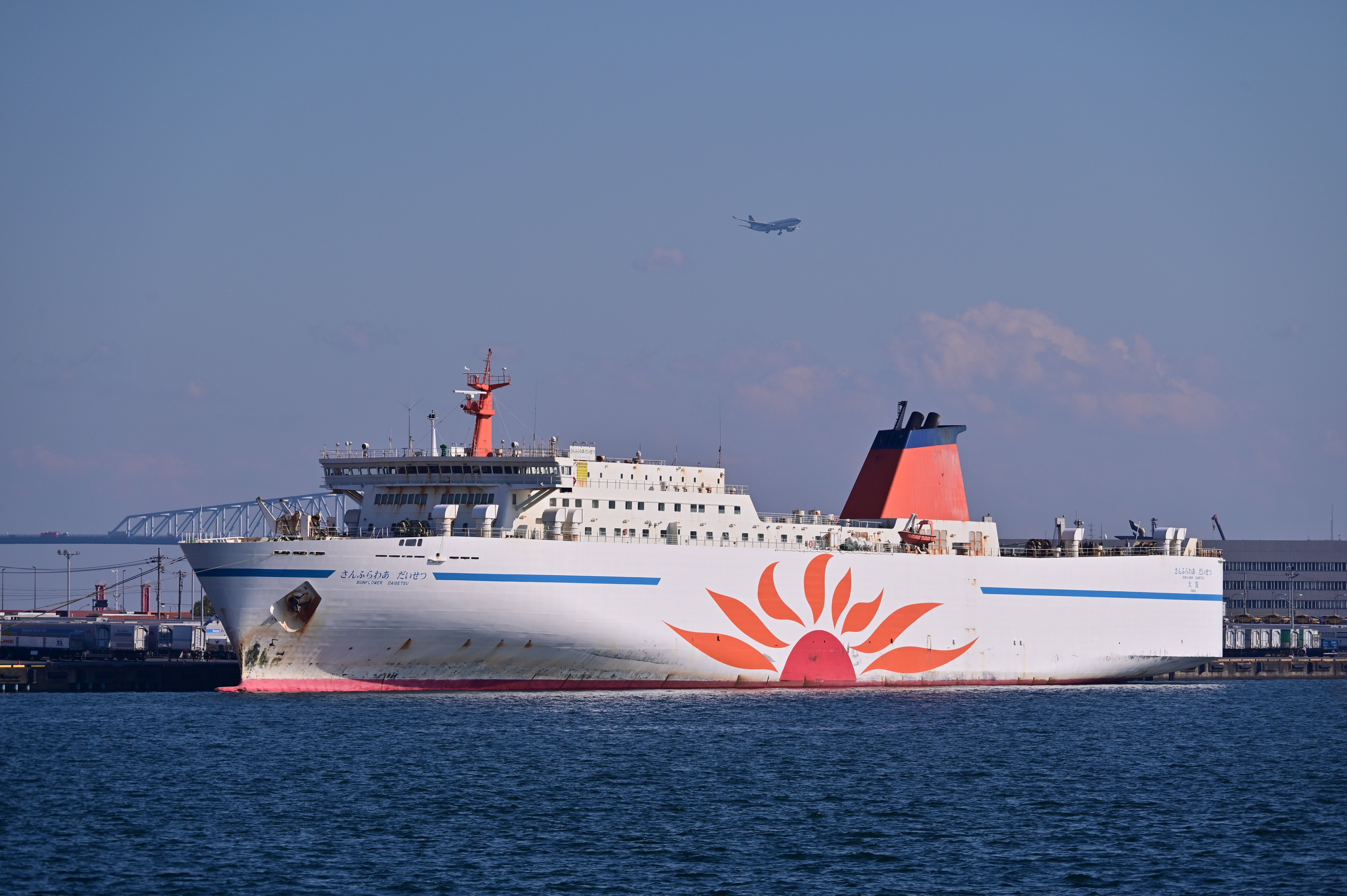 さんふらわあ だいせつ」が東京港にやってきた｜ユキカゼ（深水