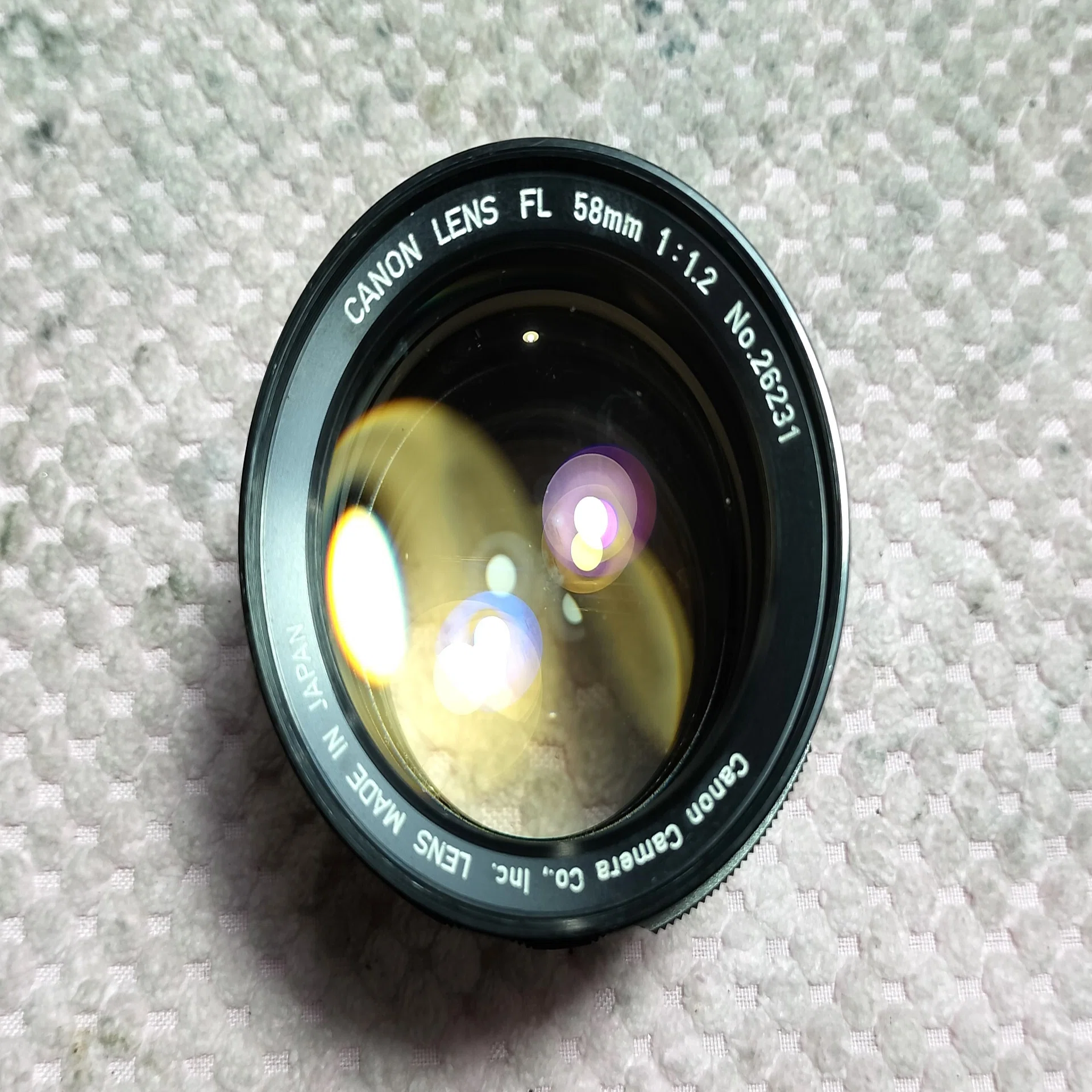Canon FL 58mm F/1.2の分解｜フィルムカメラ修理のアクアカメラ