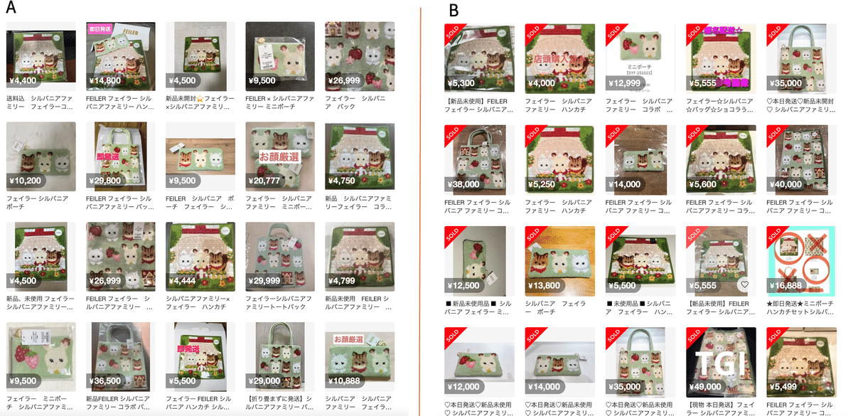 転売ヤー涙目】 FEILERシルバニアコラボ 値下がりが止まらない