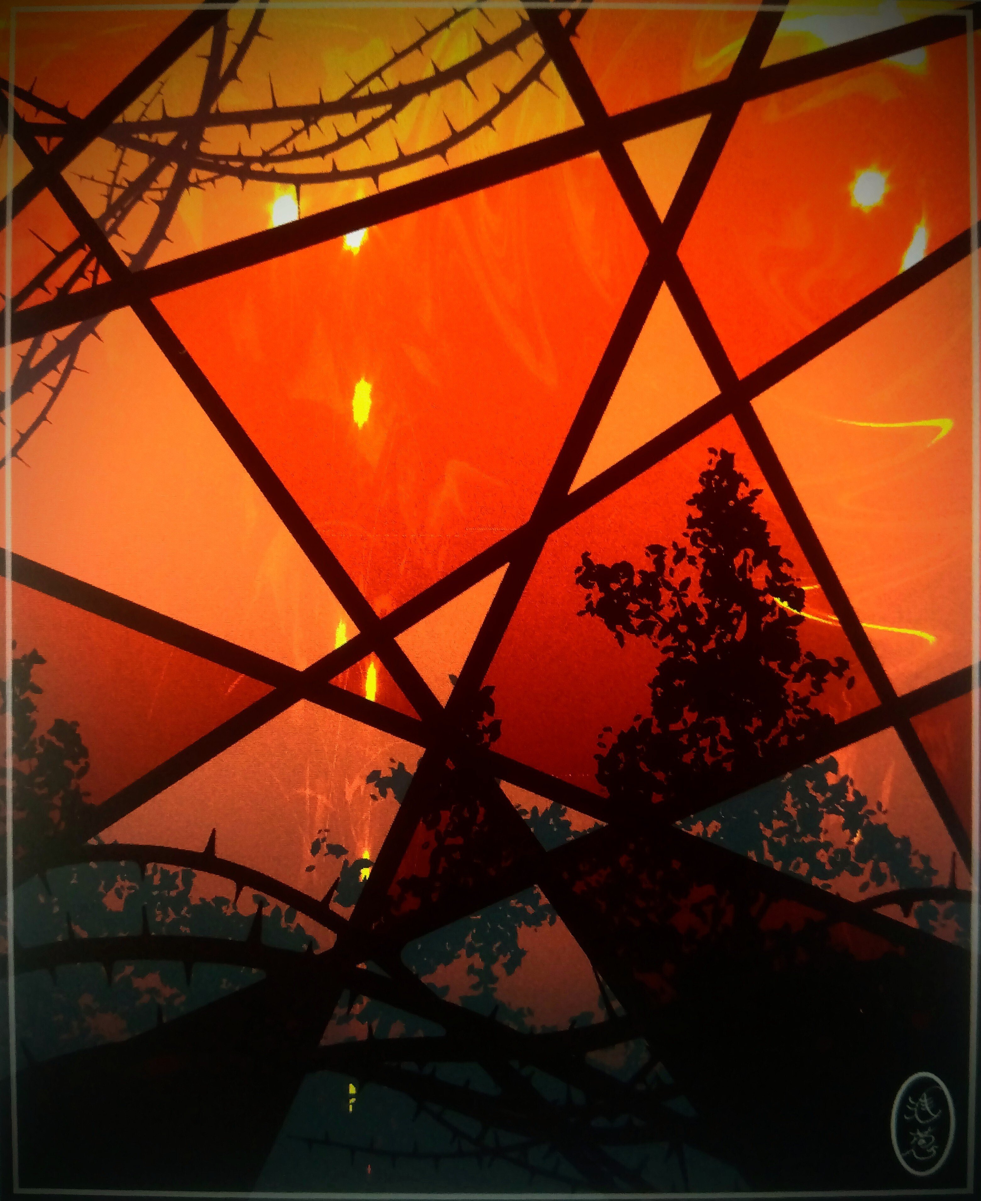 抽象画イラスト リクエストの受付2 ＋ 童話風イラスト『影』｜東南