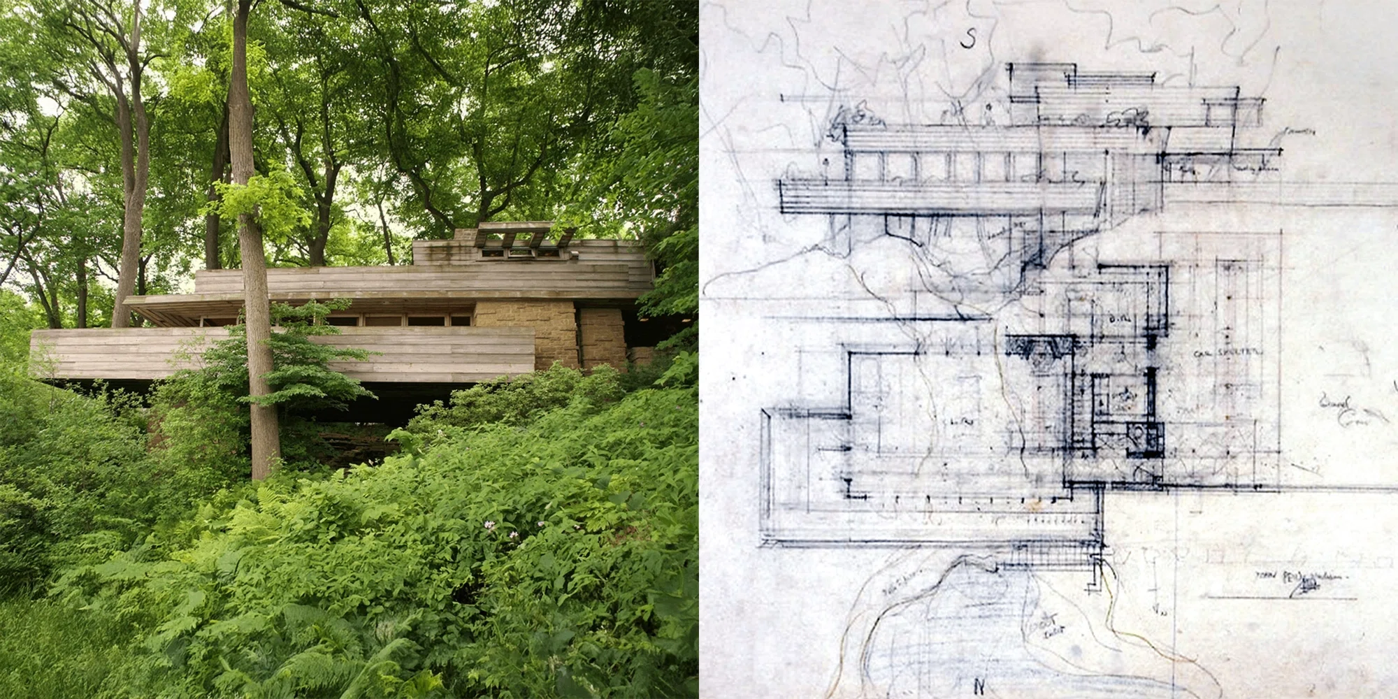 甦るフランク・ロイド・ライト（28）Fallingwater 1｜タナカノナカ
