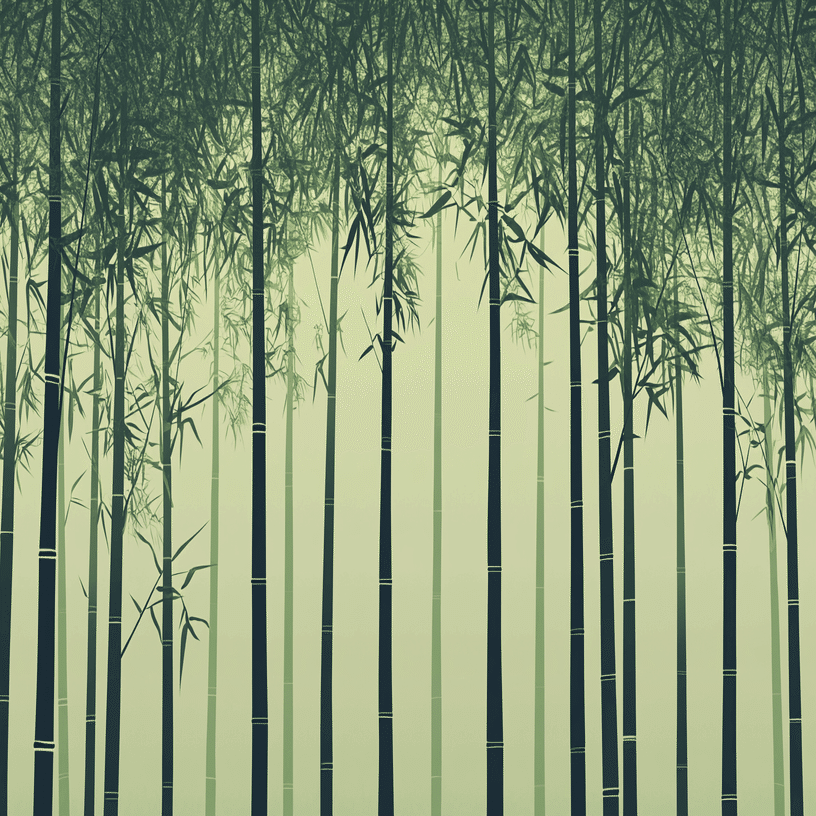 竹林のイラスト 2｜AK51