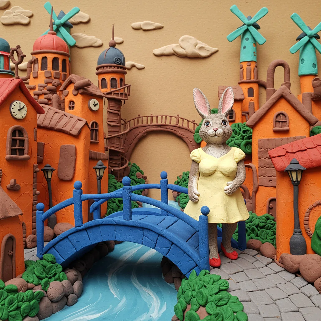Anthropomorphic Rabbit, 17th Century @Image Creator & ImageFX + Prompts ...