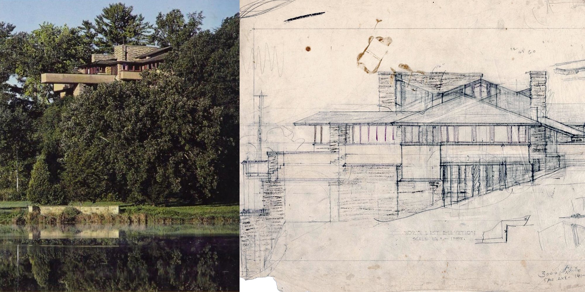 FALLINGWATER  フランク　ロイド　FRANK LLOYD 甦るフランク・ロイド・ライト（28）Fallingwater 1｜タナカノナカ