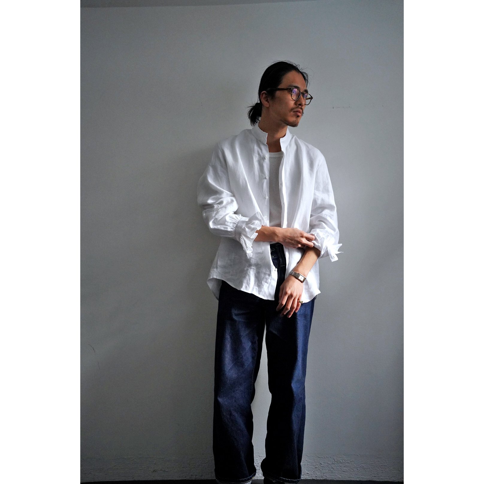 Drawer購入　BOURRIENNE PARIS X ブリエンヌ　リネンシャツ Drawer購入 BOURRIENNE PARIS X ブリエンヌ リネンシャツ