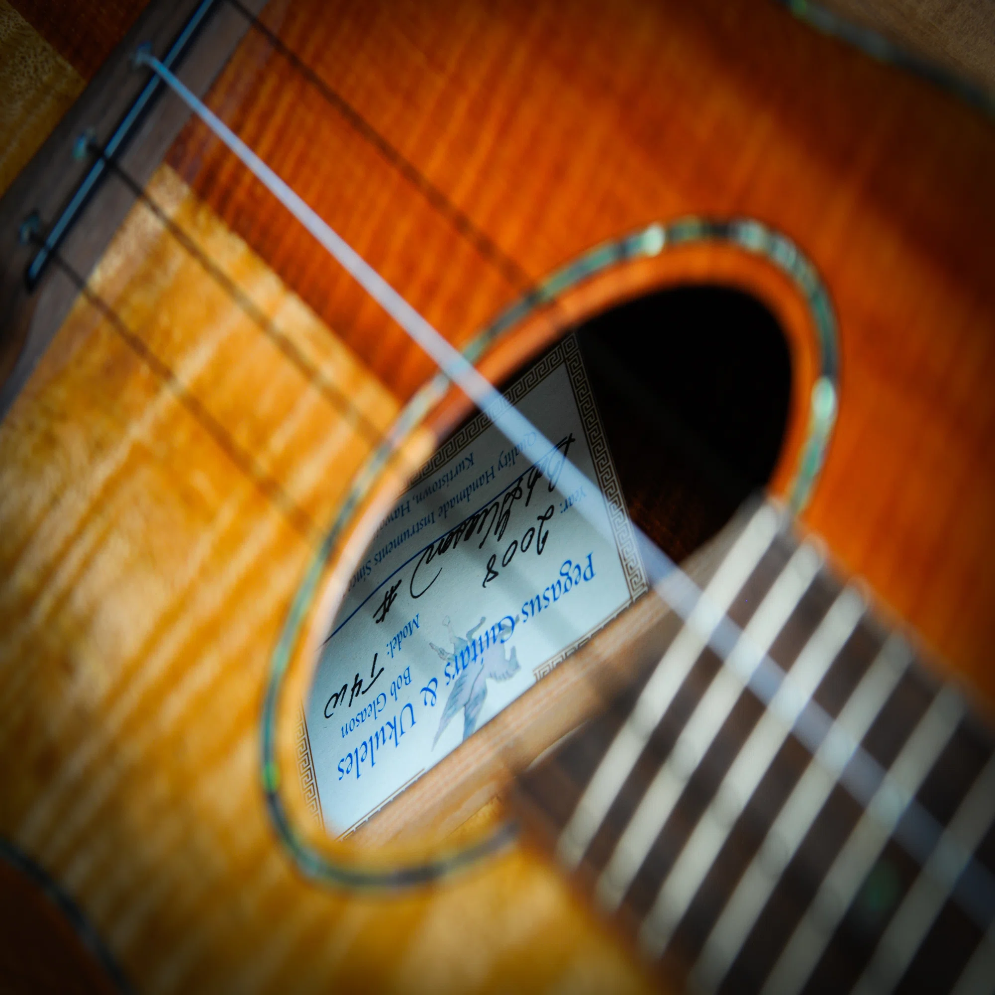 ボブ・グリーソンとPegasus Guitars & Ukulelesー森の中の名ルシアーが 