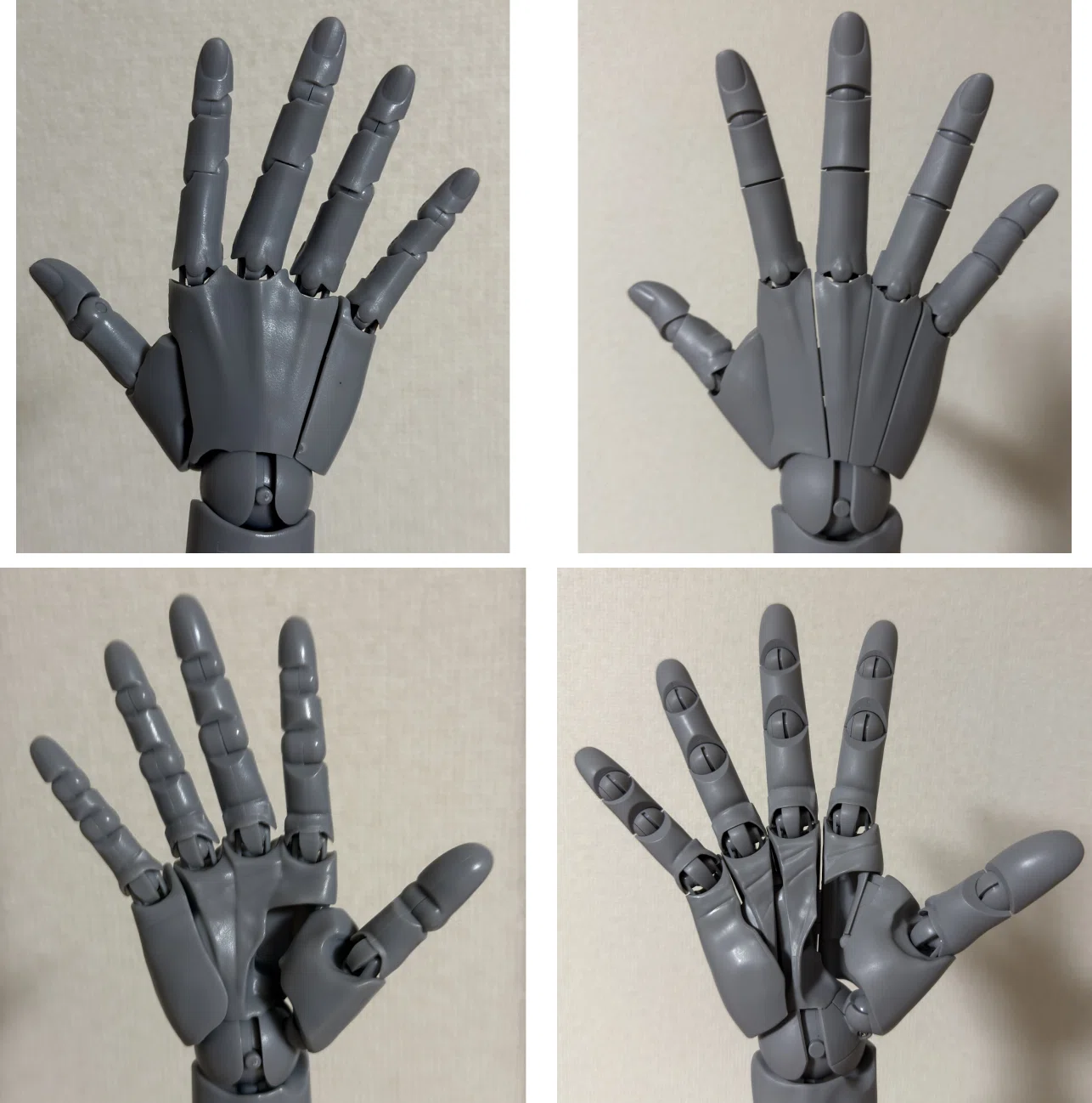 可動 ハンドモデル コトブキヤ KOTOBUKIYA HAND MODEL L グレー Hand