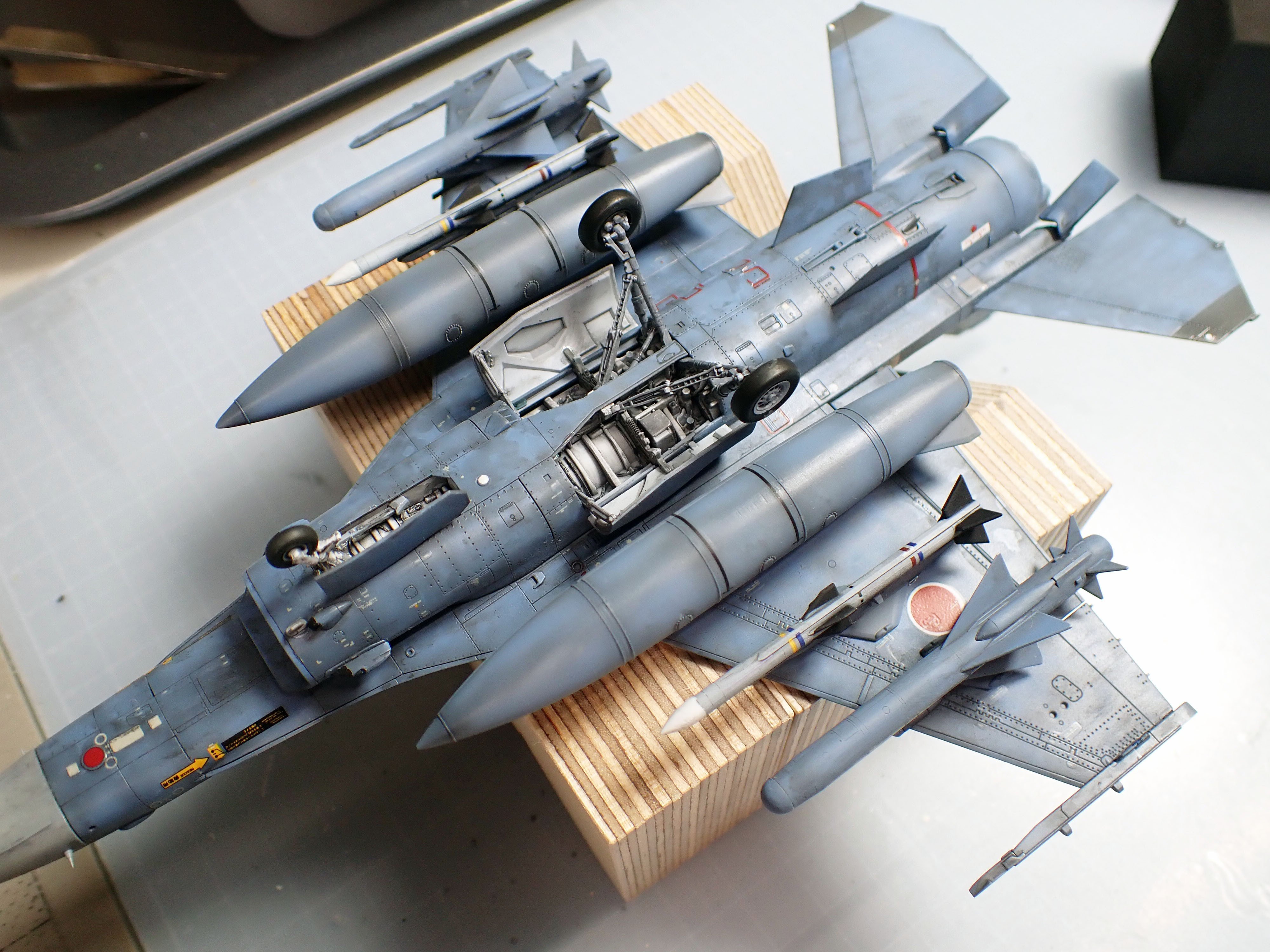 完成だけど、みかん：飛行機プラモ 1/72 F-2A（後編）｜積みプラ