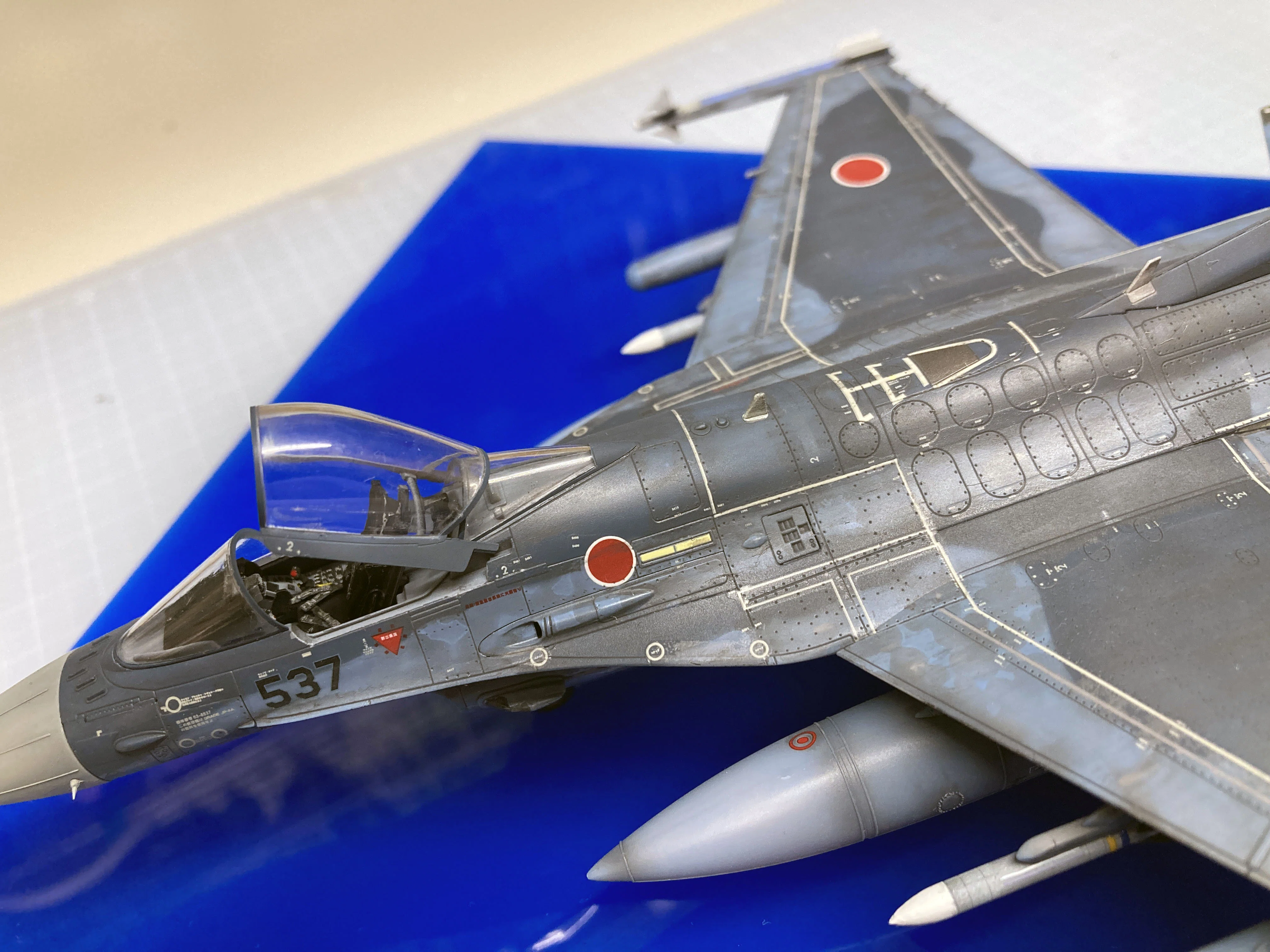 完成だけど、みかん：飛行機プラモ 1/72 F-2A（後編）｜積みプラで詰ん