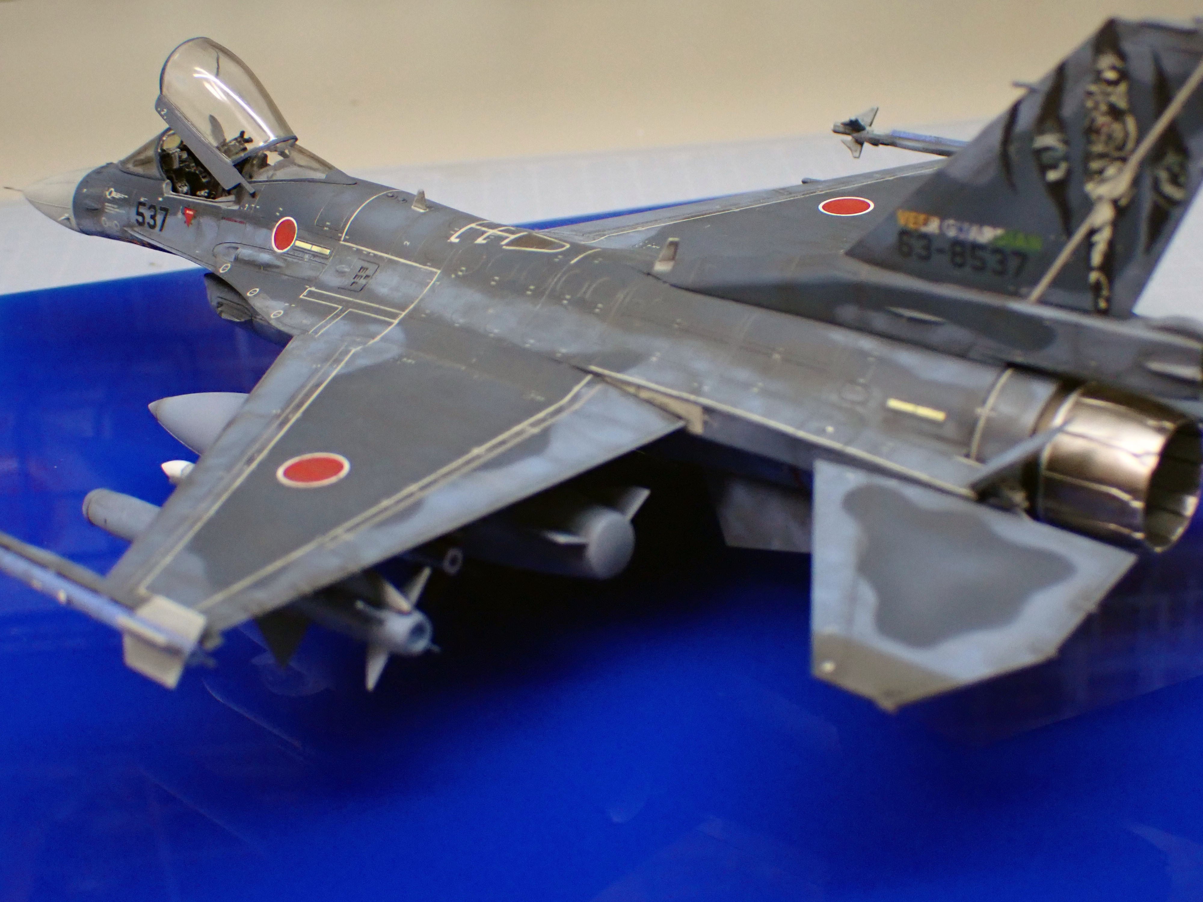 完成だけど、みかん：飛行機プラモ 1/72 F-2A（後編）｜積みプラで詰ん