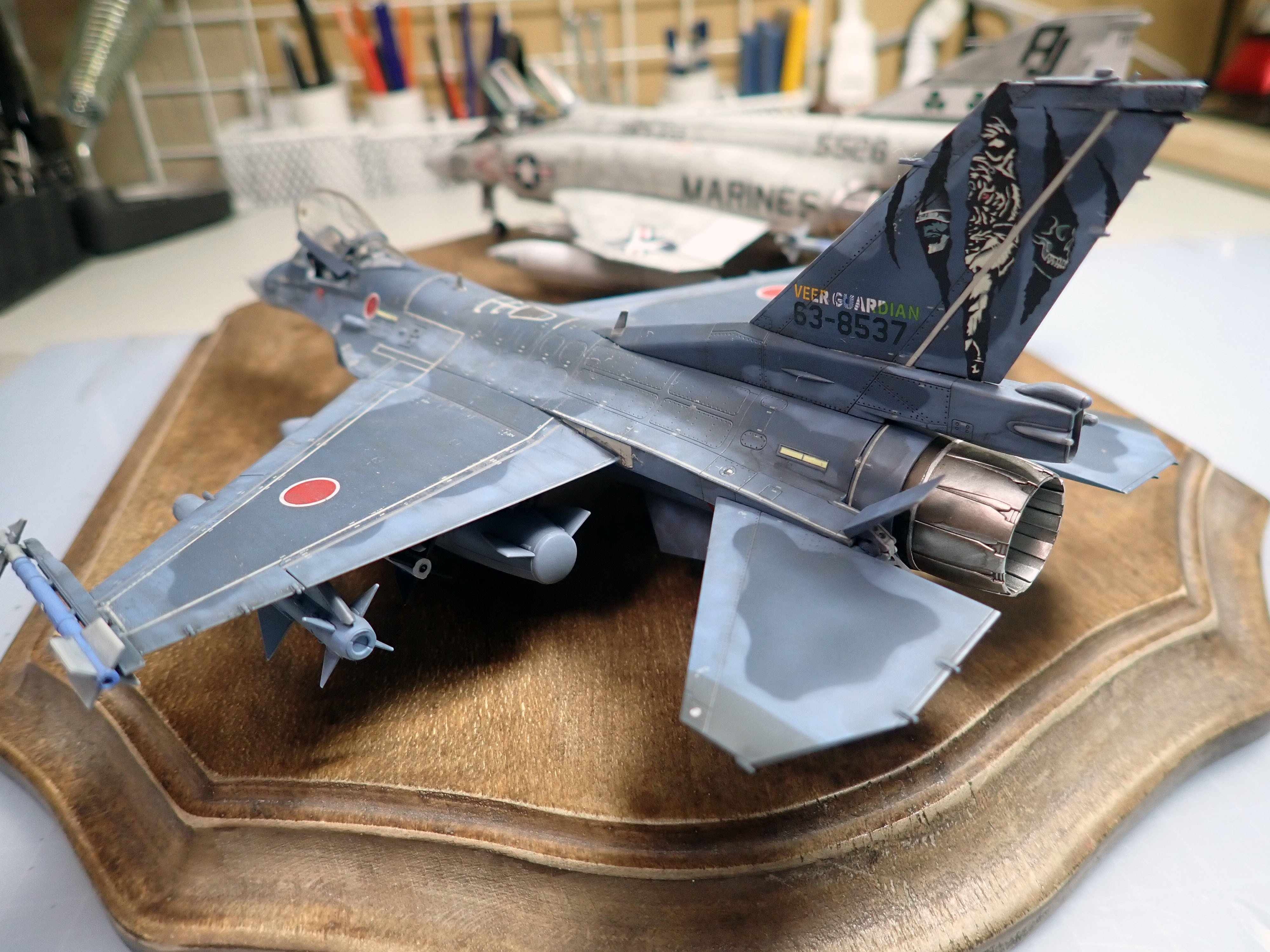 完成だけど、みかん：飛行機プラモ 1/72 F-2A（後編）｜積みプラ