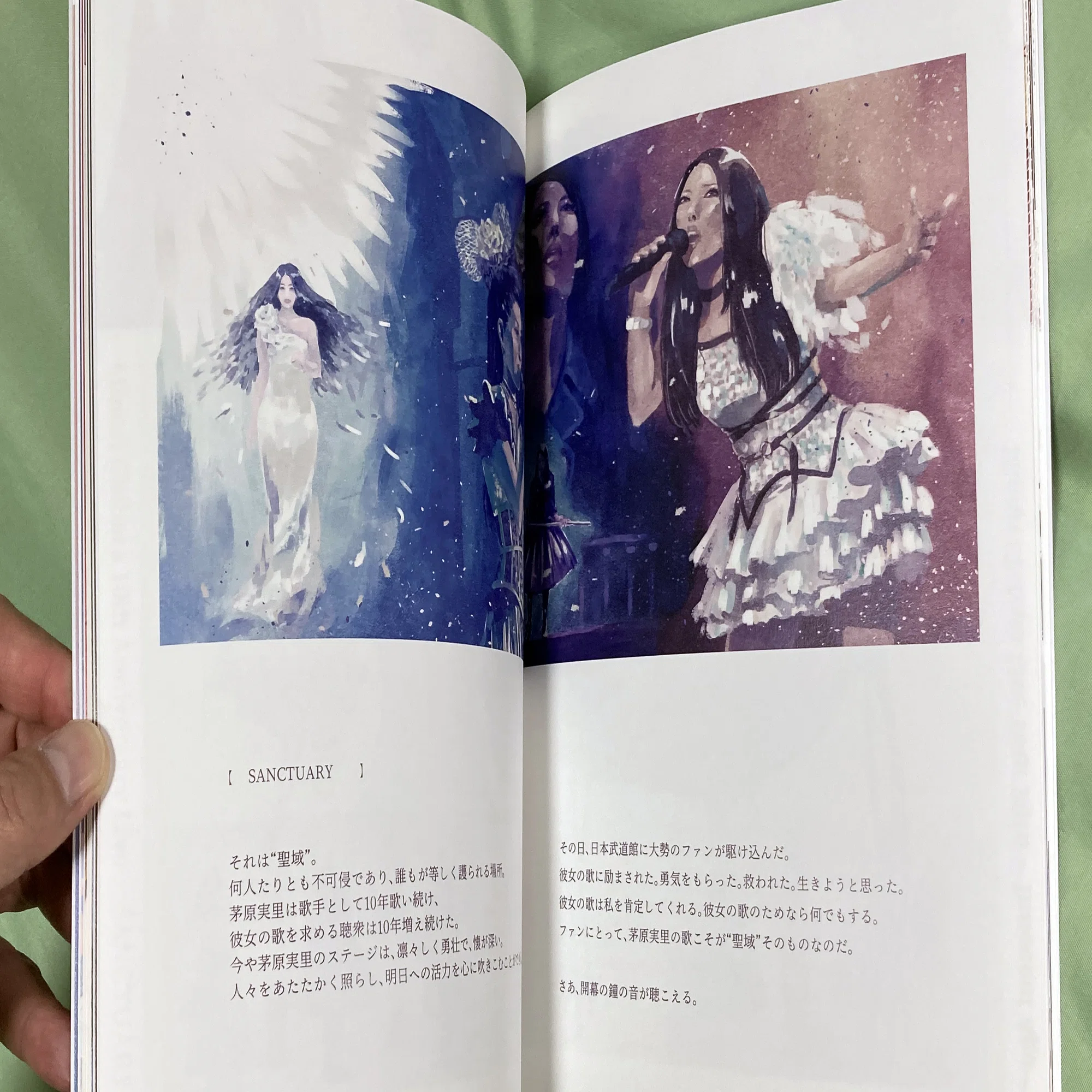 茅原実里さんのライブソフトイラスト集「Minori Chihara Live 