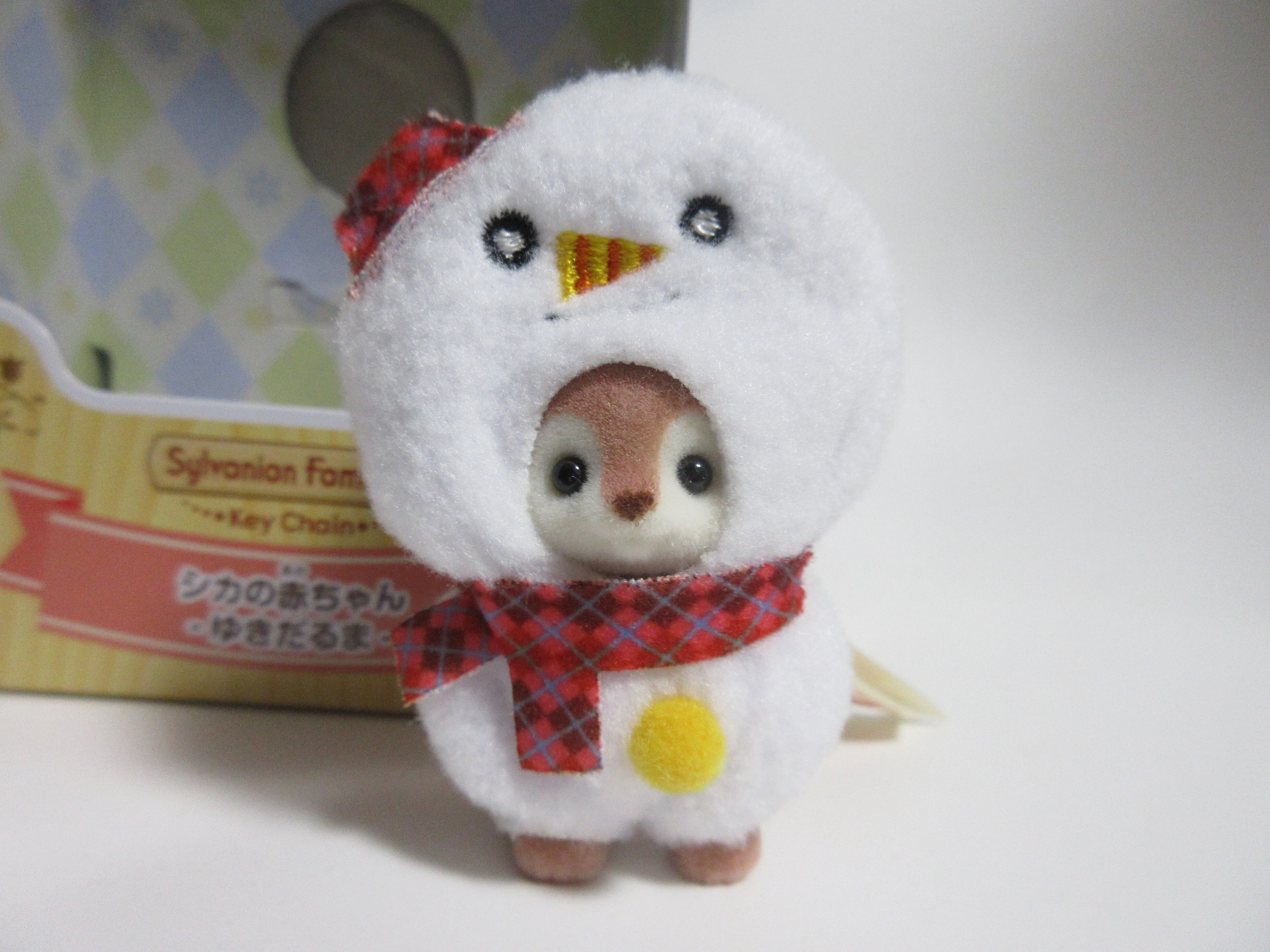 シルバニアレビュー シカの赤ちゃん-雪だるま-｜もちパンダ