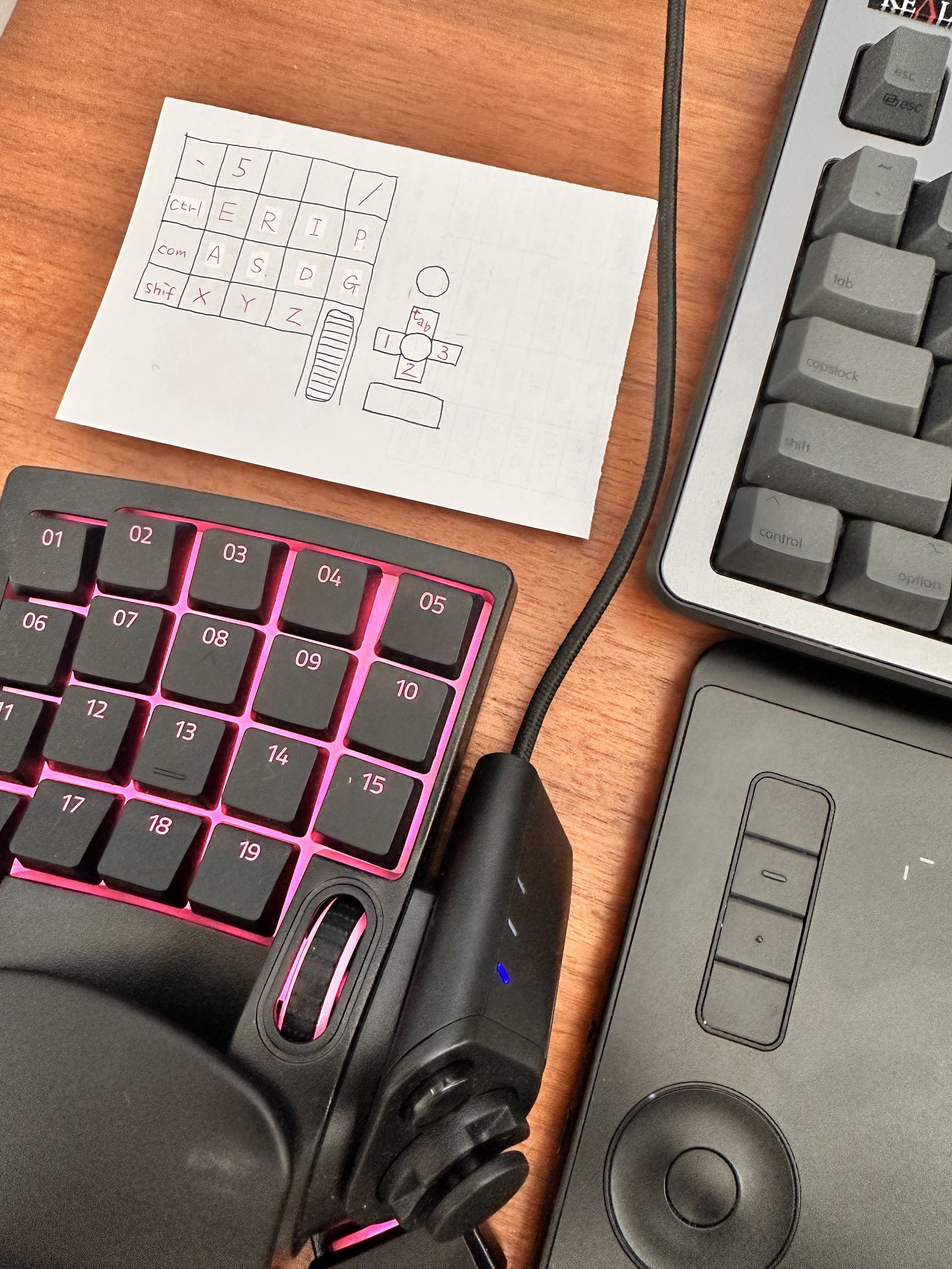 注目のホイール付き左手用キーパッド「Razer Tartarus V2」本日発売