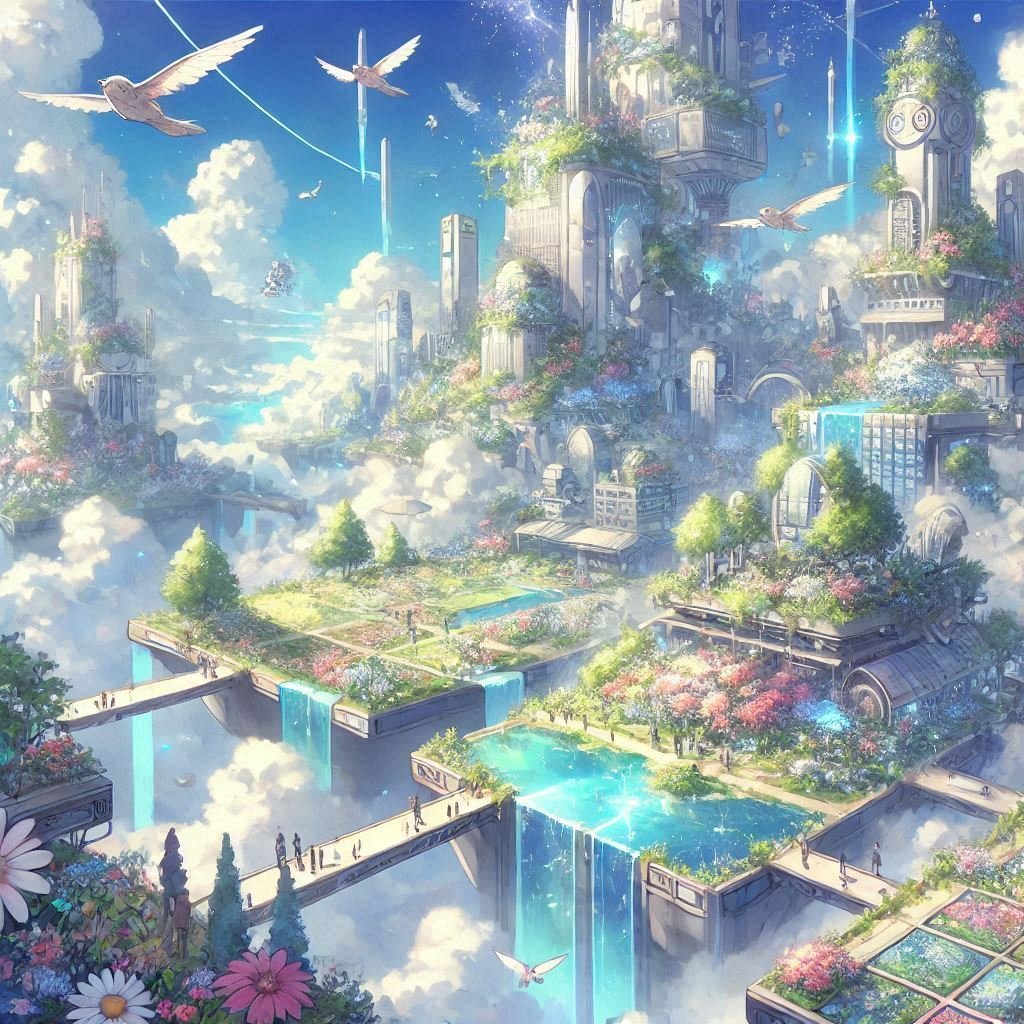 228[生成AI]シンギュラリティ,近未来と既視感のある絵,ボツ画集(5