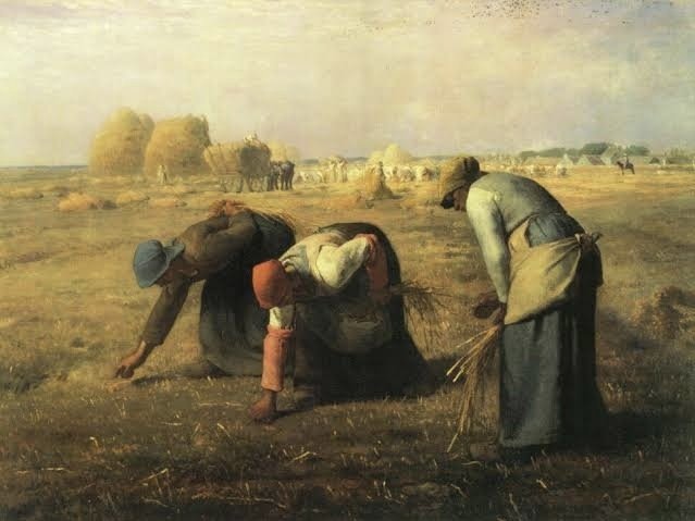 noteで学ぶ 世界の名画とアート思考 】 ミレーの『落穂拾い』が現代