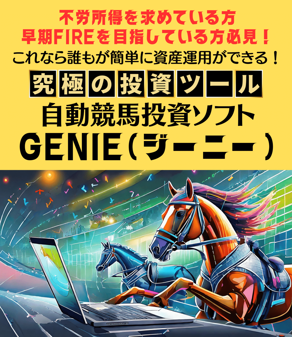 投資競馬ソフト 投資 PC 運用