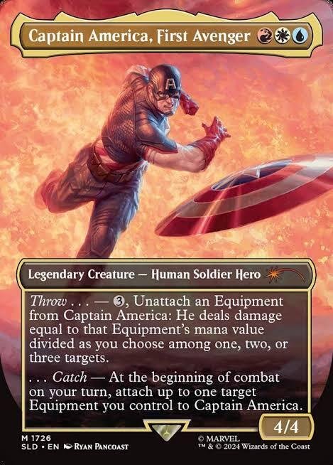 キャプテンアメリカ シガルダの助け　4枚 投げだいっ!!!!】キャプテン・アメリカ【EDH】｜HAL