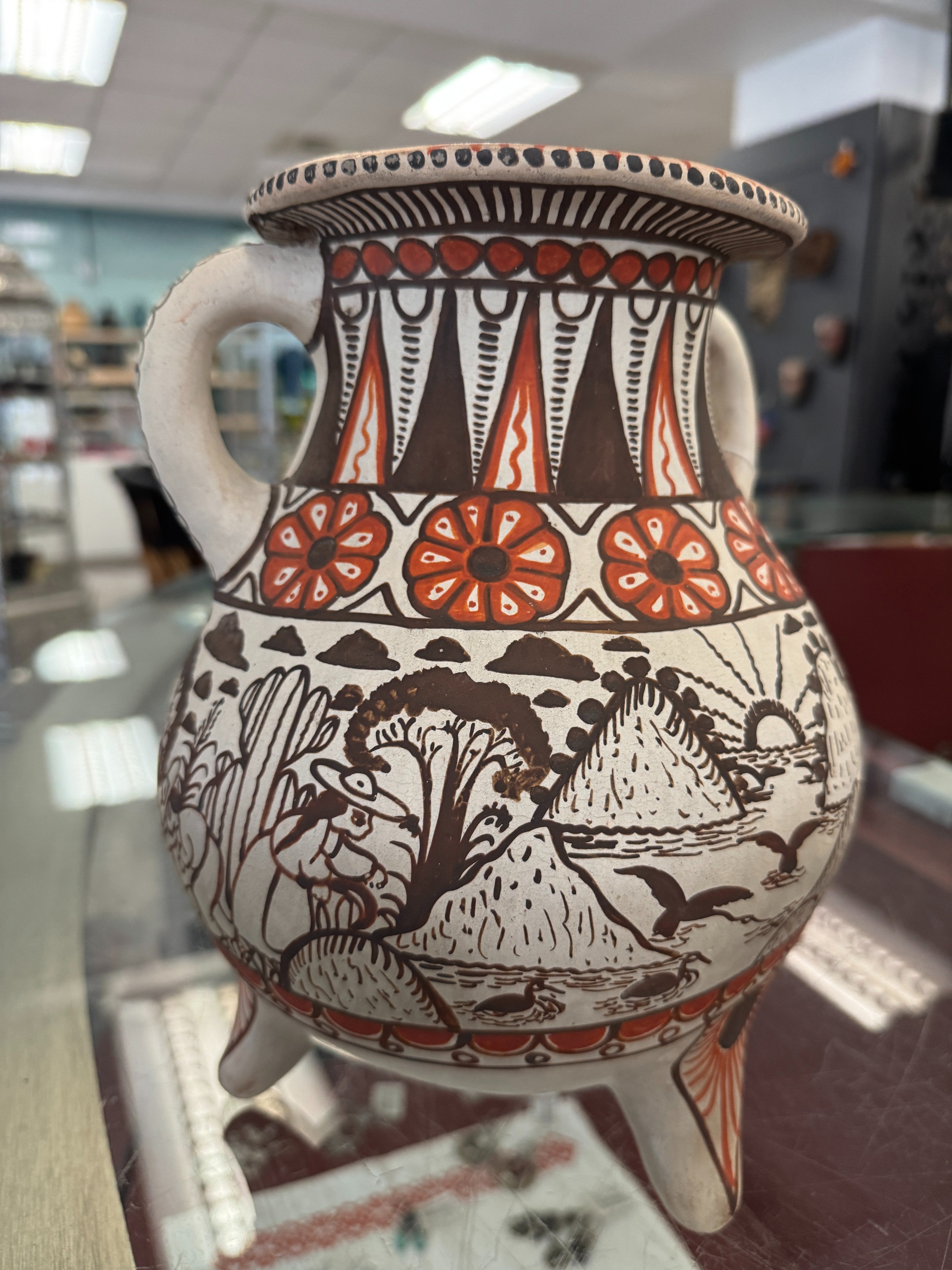 メキシコ Mexico　お面 民芸　2つセット メキシコ Mexicoお面 民芸2つセット