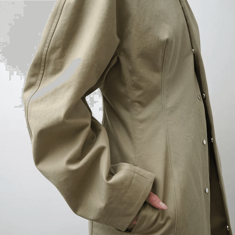 上質チノ素材【AURALEE】WASHED FINX CHINO HALF COAT ｜THIRTY' THIRTY'