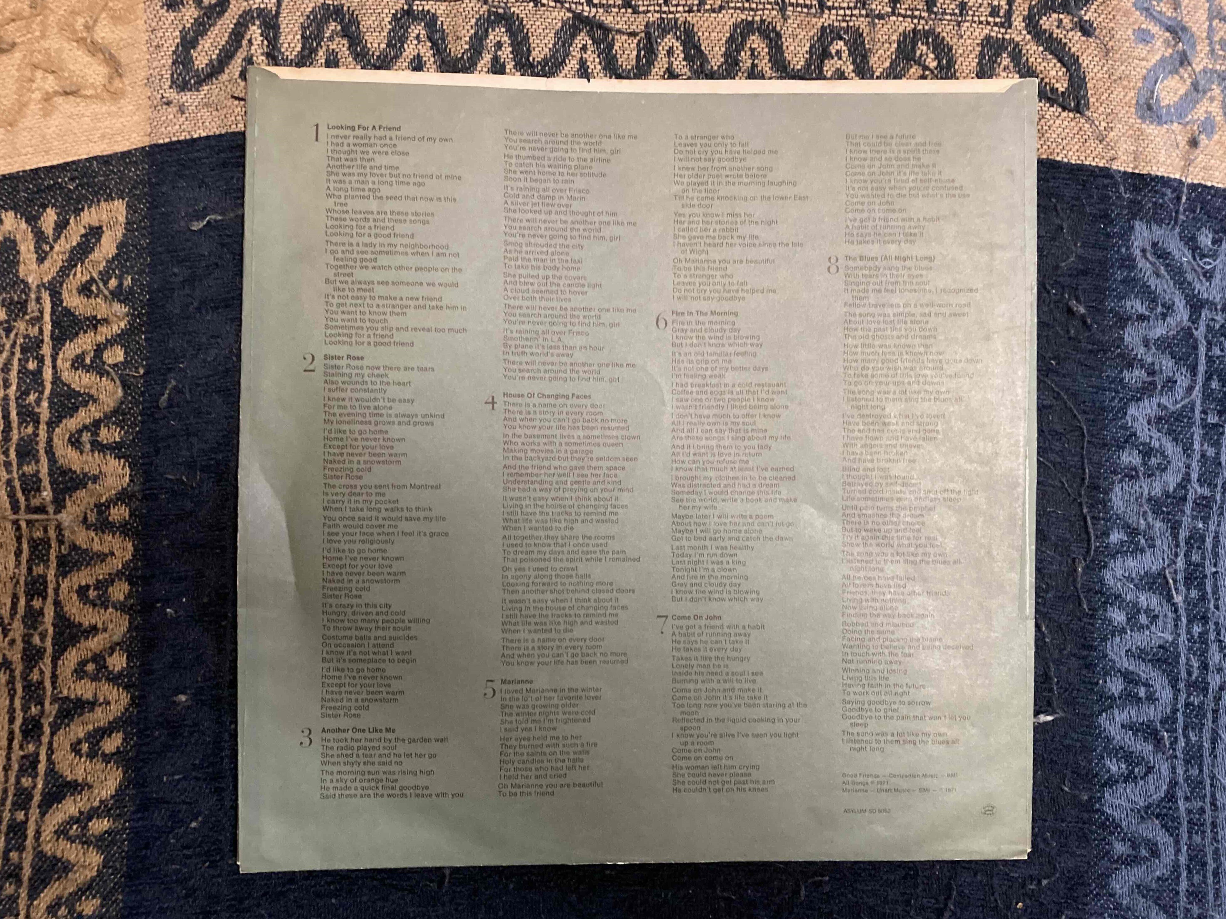 米LP David Blue Stories mte73 Sister Rose /00260 Eremite Records | David Blue: Stories