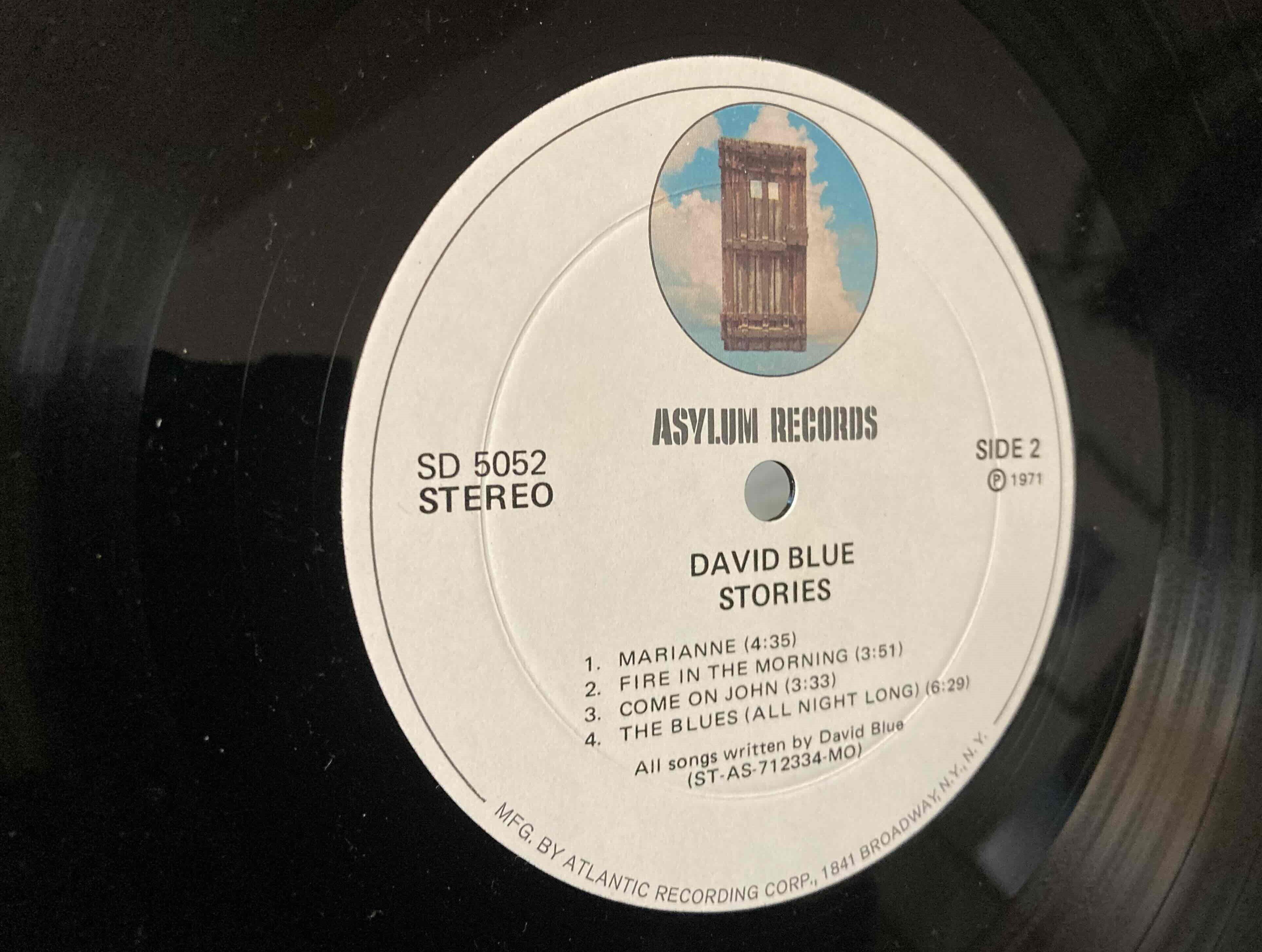 米LP David Blue Stories mte73 Sister Rose /00260 DAVID BLUE Stories LP New! Sealed! 2022 Sister Rose LIMITED
