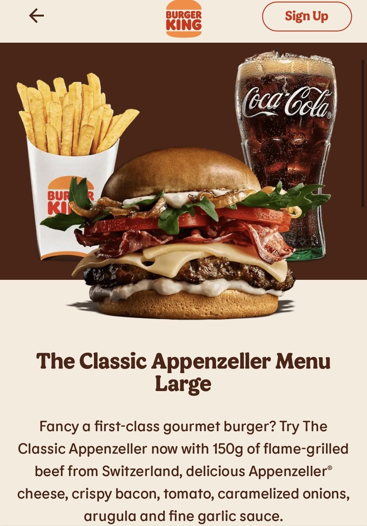 スイス限定メニュー🇨🇭】バーガーキング🪄グリュイエールチーズ