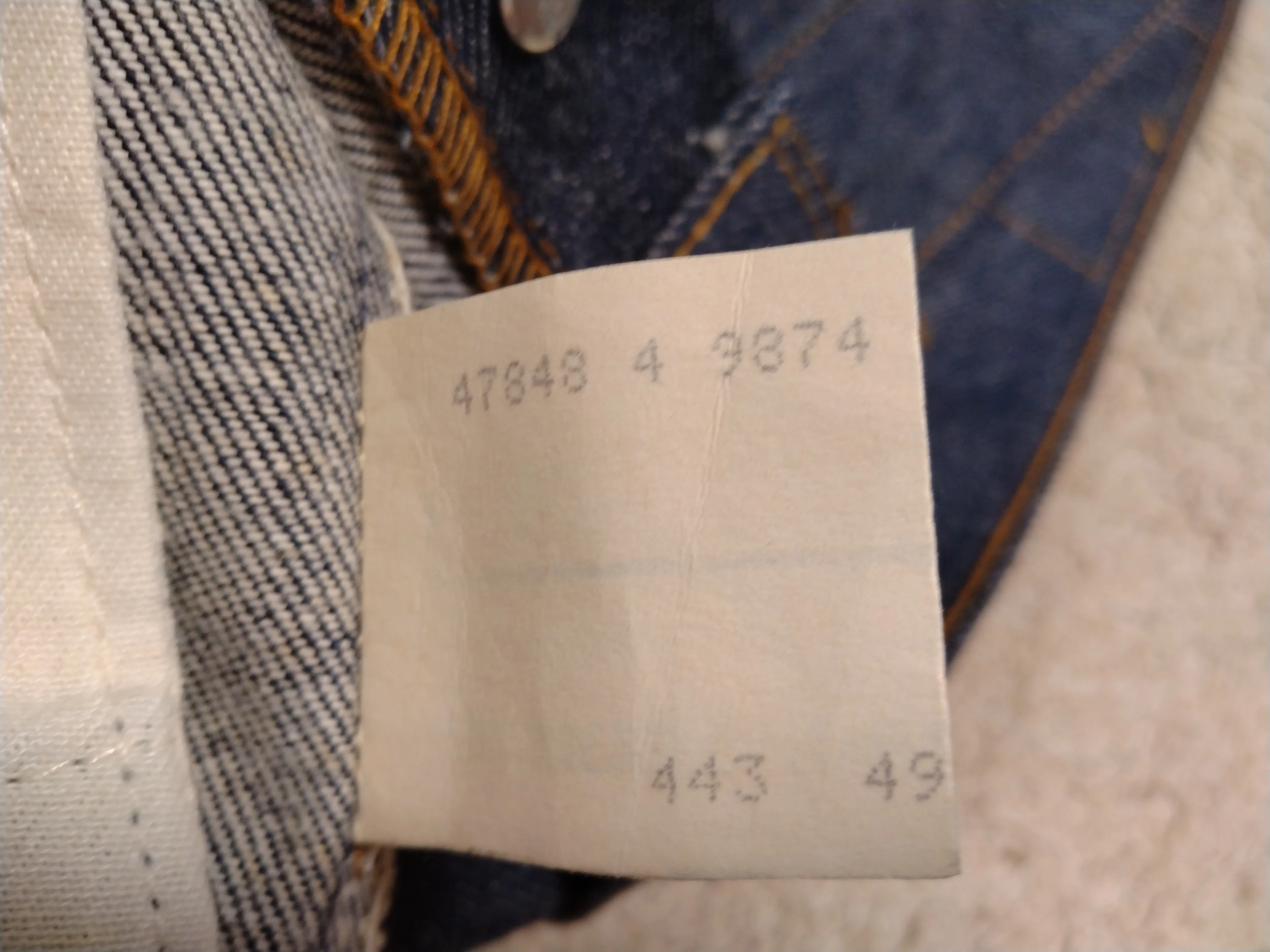 リーバイス501 80年代 その9 デッドストック84年〜86年製｜カンヌキ