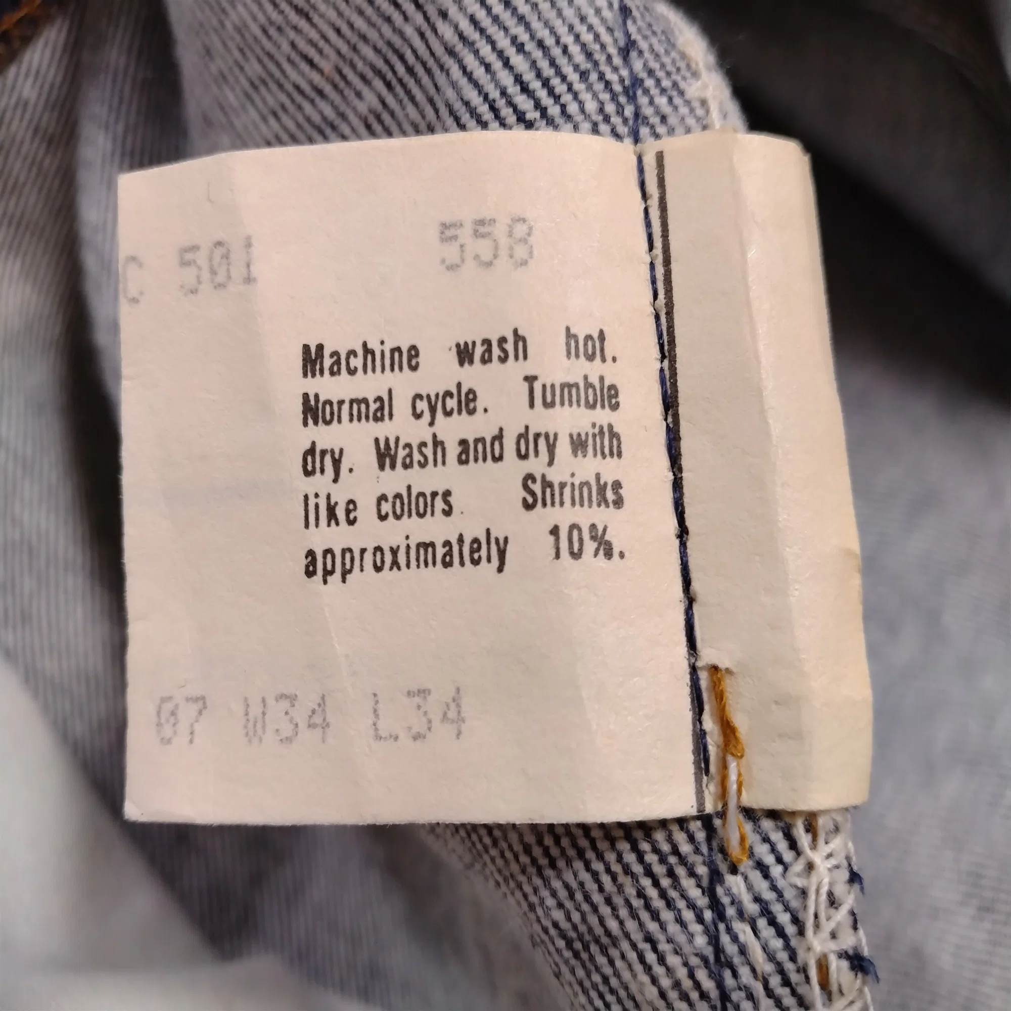 リーバイス501 80年代 その9 デッドストック84年〜86年製｜カンヌキ
