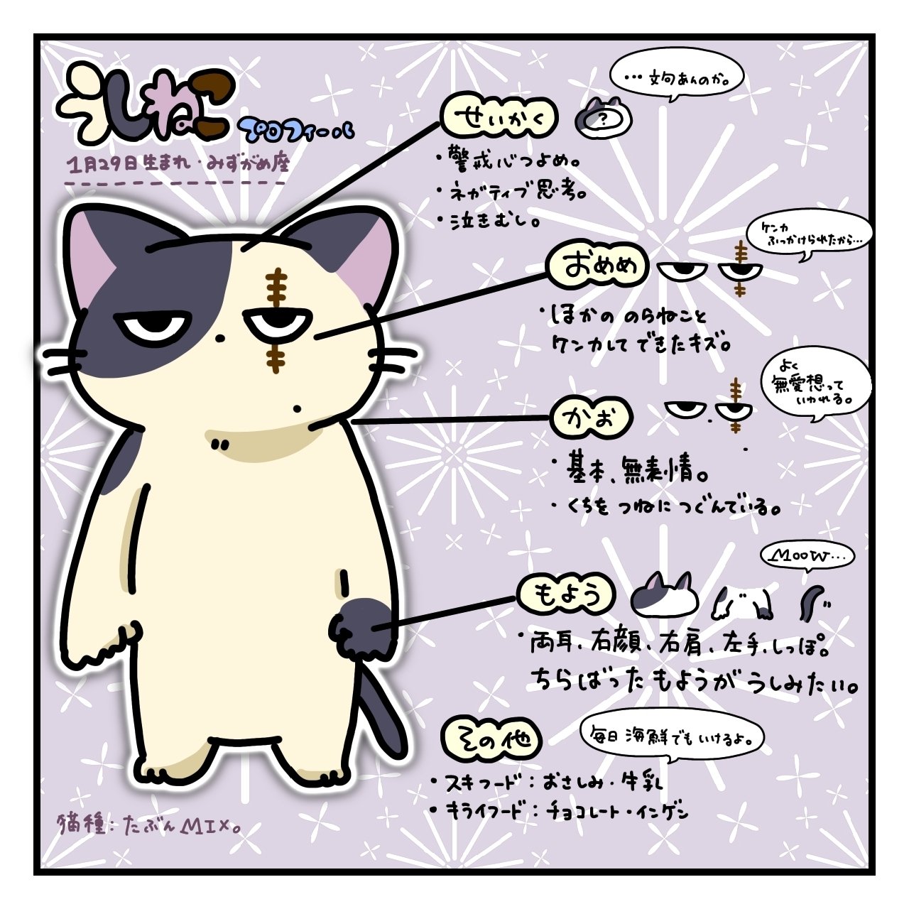 うしねこの生態を知る -うしねこ紹介編-｜mocha編集長の執筆室